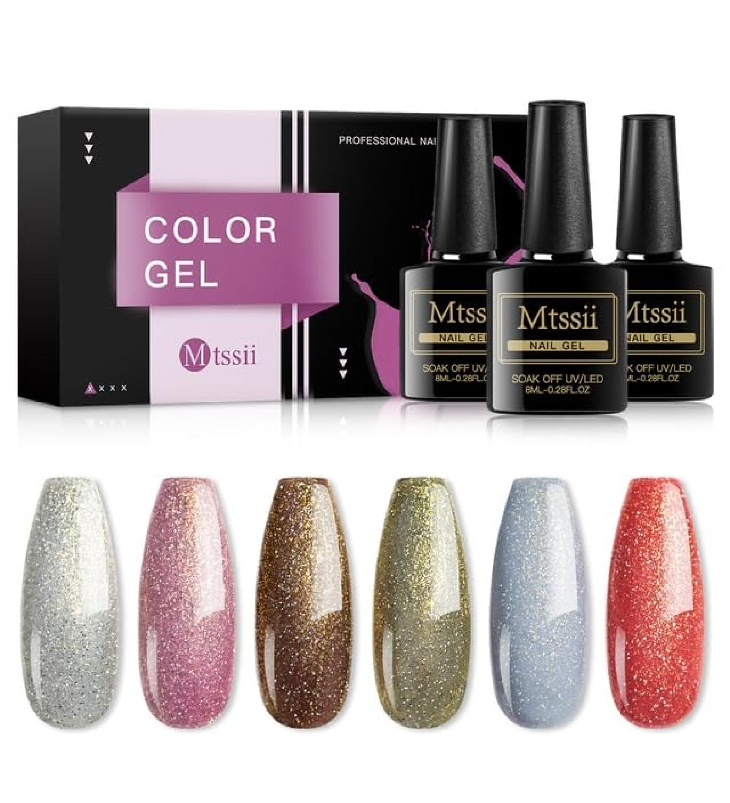 8ml Glitter UV Gel Nail Polish Glitter Shiny Soak Off UV Gel Varnish Colorful Nail Gel Polish DIY Nail Art Polish - (Color: HHQ08089 Style A) Hhq08089 / Style a - Buy Online on GoSupps.com