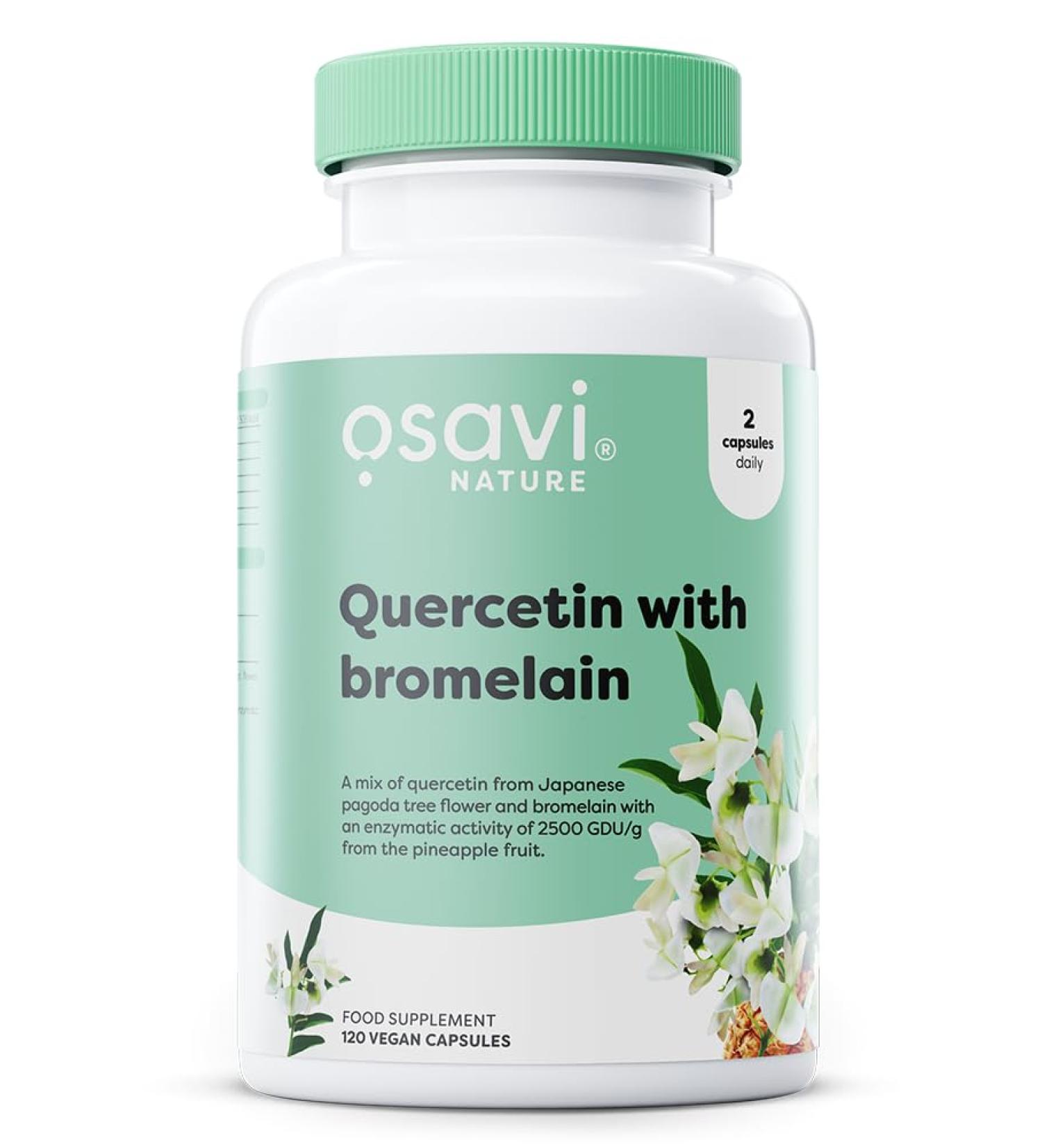 Osavi Quercetin with Bromelain 120 vegan caps - Buy Online on GoSupps.com