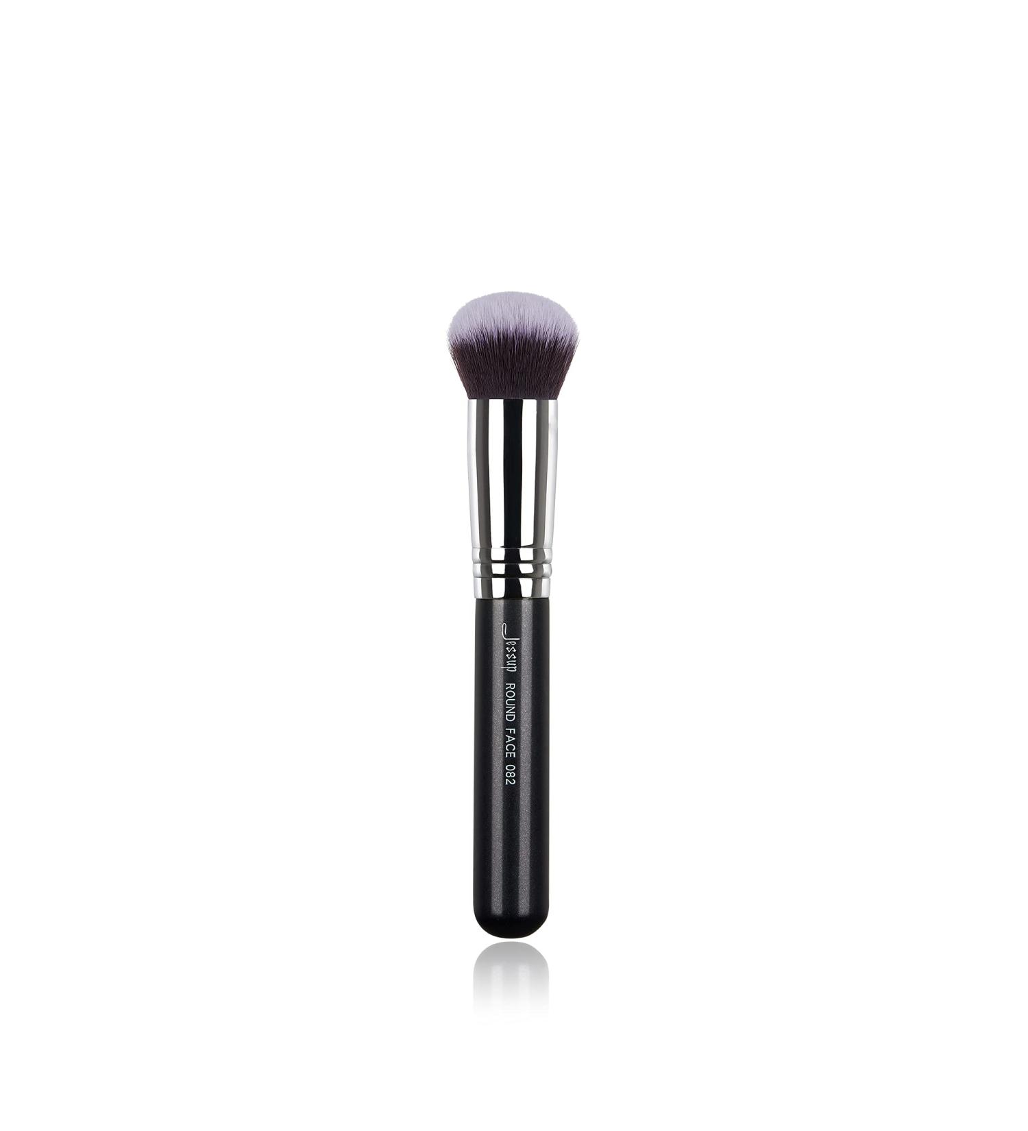 Jessup Professional Make Up Foundation Brush - Single Pinula Small Cosmetic Brush Synthetic Hair Black | B082-082 - Buy Online on GoSupps.com