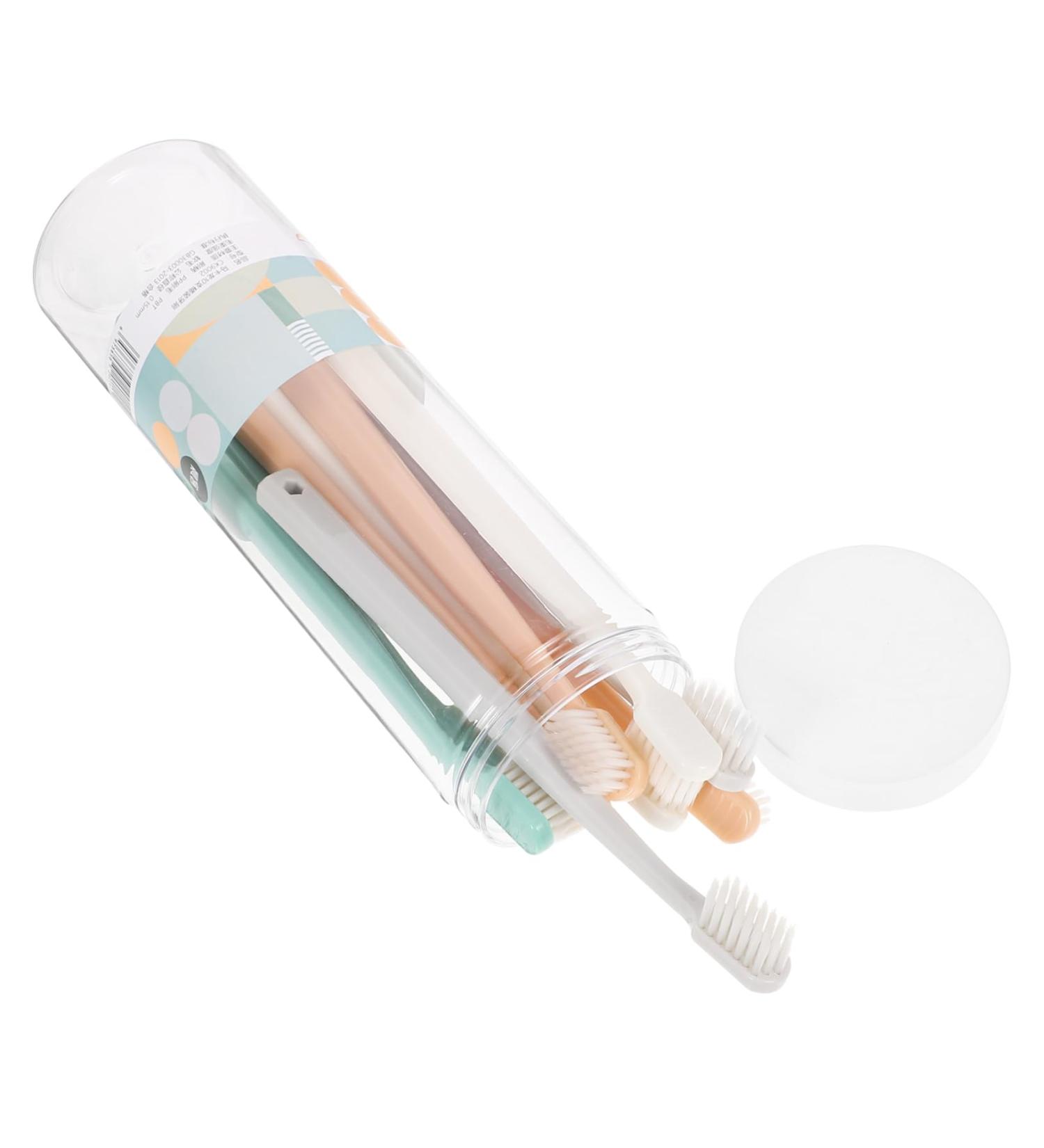 Minkissy Soft Portable Toothbrush Set - 10 Ergonomic Travel Toothbrushes for Adults | Lightweight & Disposable Household Dental Care Products - Buy Online on GoSupps.com