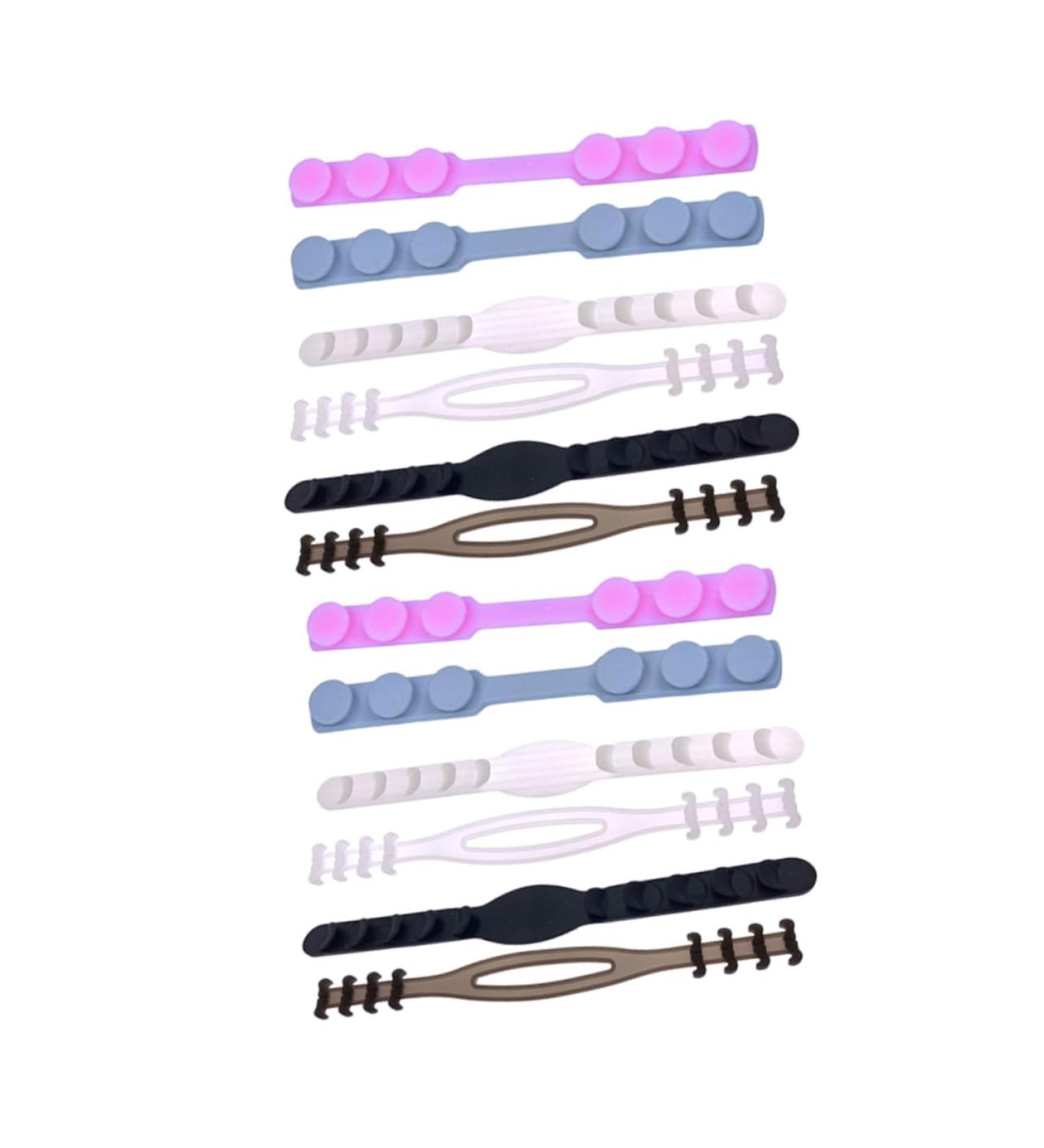 Lalafina 12th Mask Ear Protection Hooks - Reusable Silicone Ear Caps with Rope Buckle for Face Cover - Slipproof Extension - Buy Online on GoSupps.com