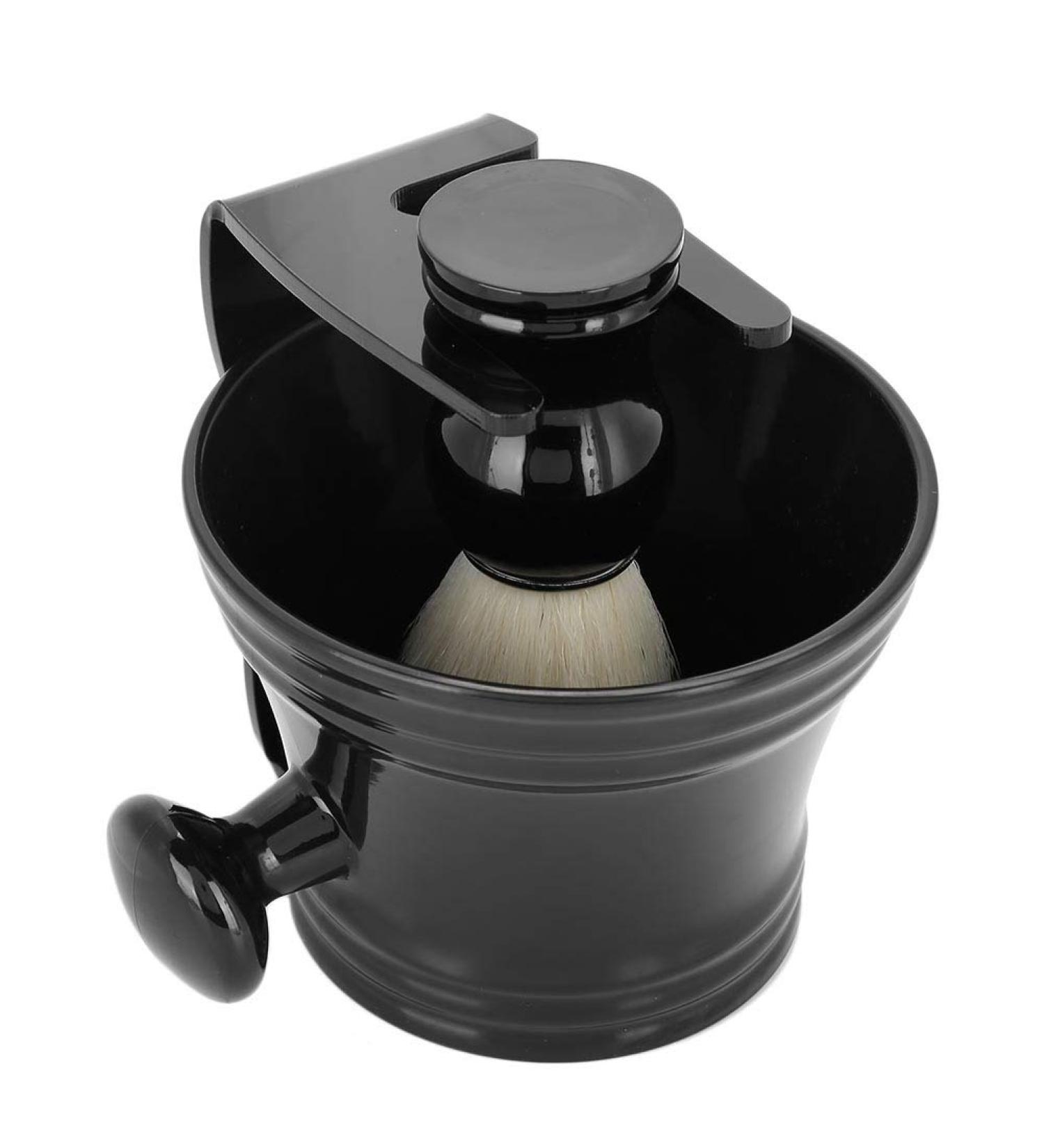 Premium Men's Shaving Set Solid Wood Handle Brush Stainless Steel Razor Stand & Soap Bowl Ideal Gift for Birthdays Valentine's & Father's Day - Buy Online on GoSupps.com