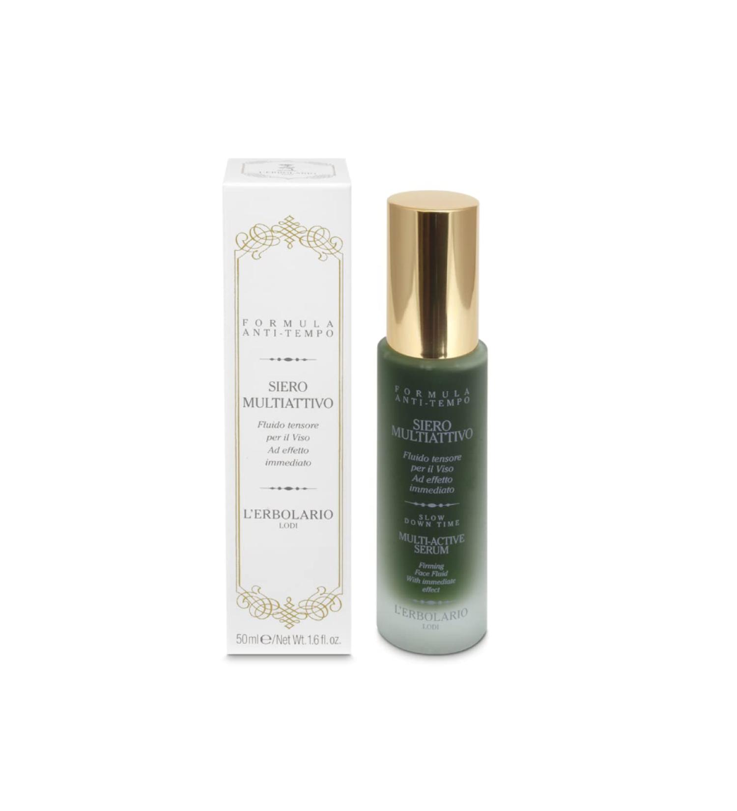 L'Erbolario Slow Down Time Multi-Active Face Serum by LErbolario for Women - 1.6 oz Serum