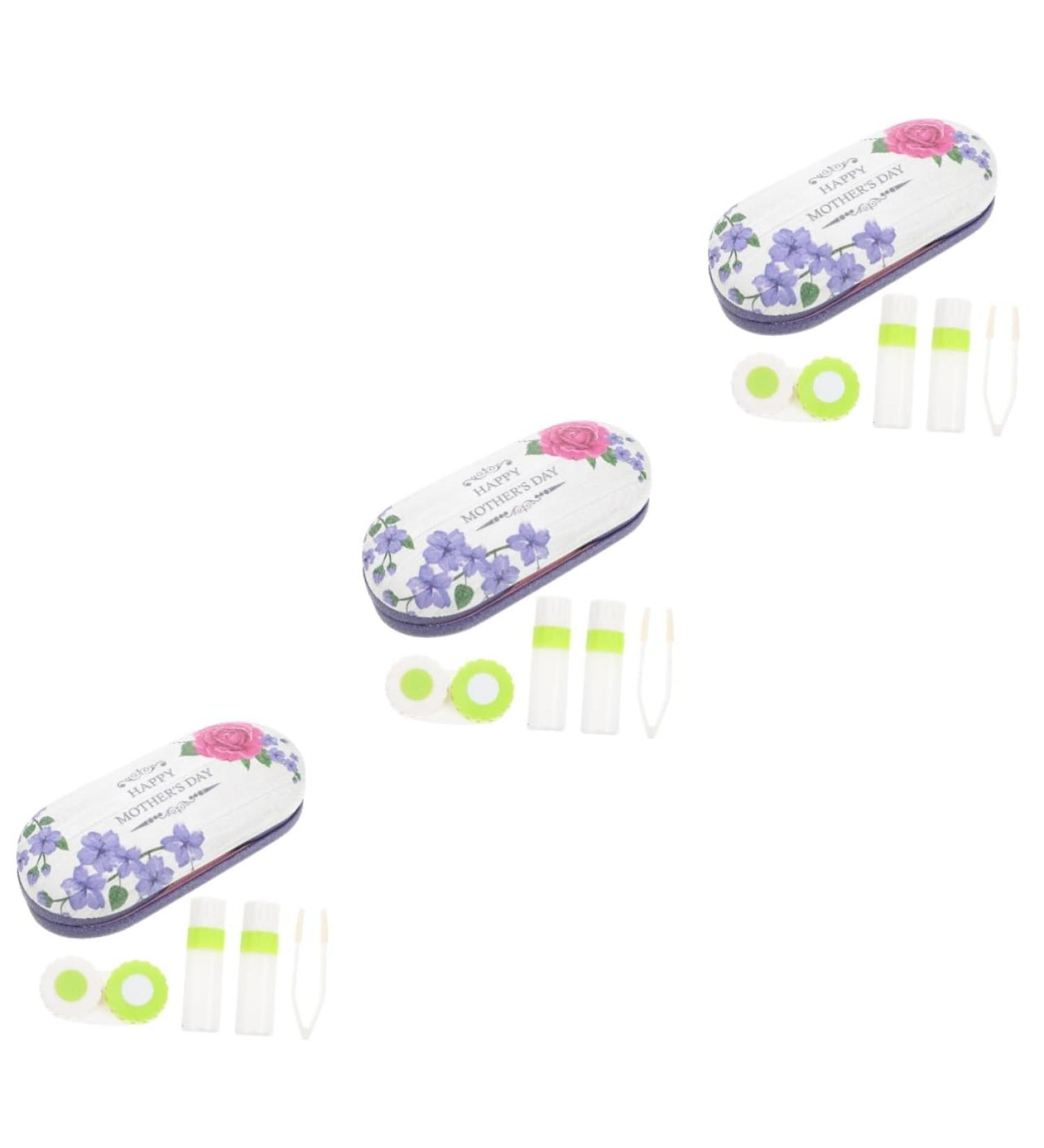 Solustrie Double-Lodged Glasses Case - Stylish Storage Organizer & Travel Accessories for Glasses & Contact Lenses - Ideal for Home & Outdoor Use - Buy Online on GoSupps.com