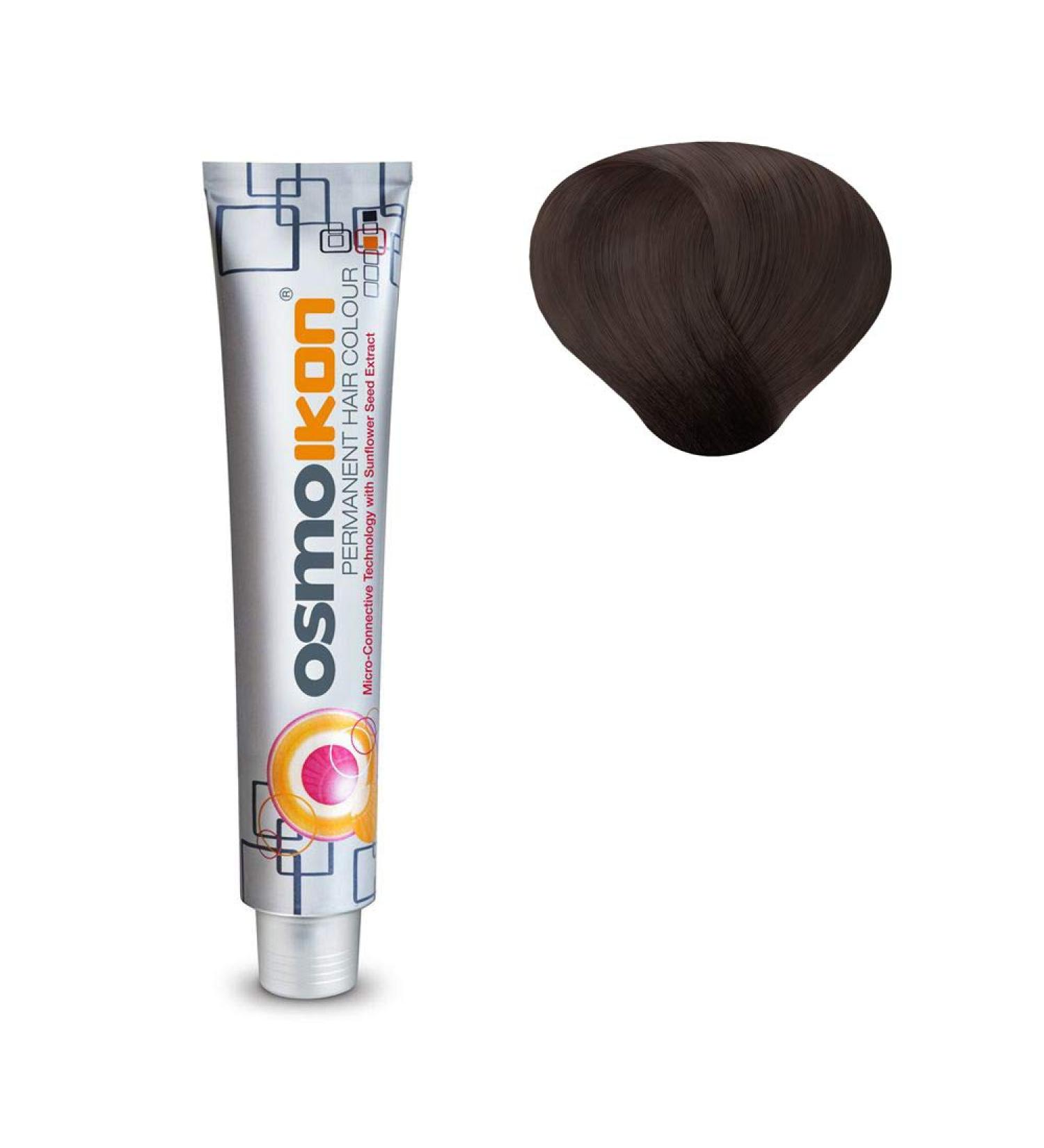 Ikon Osmo Dark Natural Warm Blonde 6NW Permanent Hair Colour Micro Connective Technology with Sunflower Seed Extract 100ml