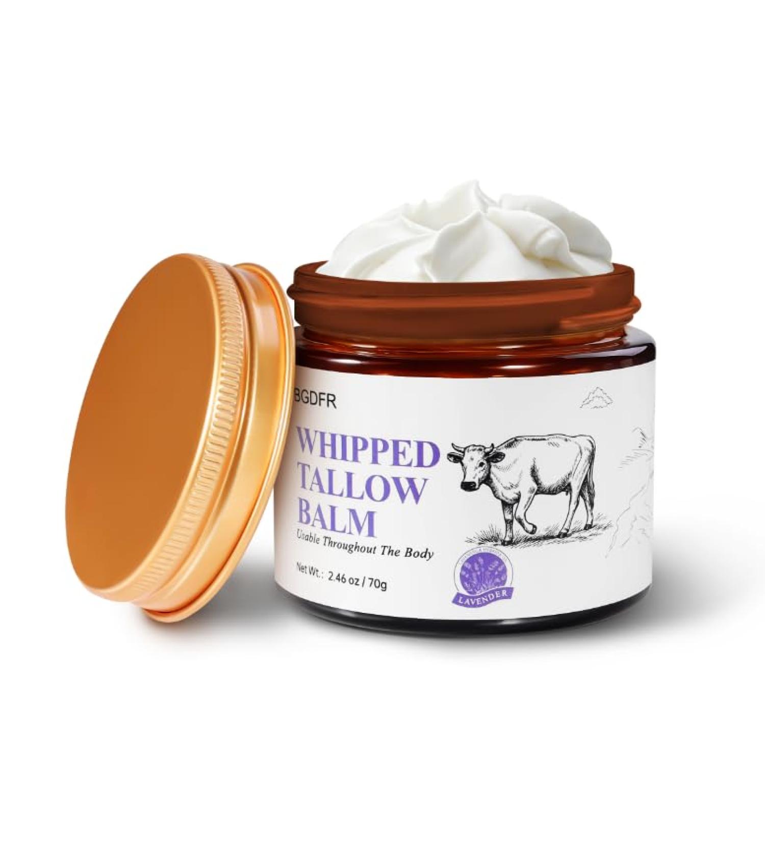 BGDFR Grass Fed Beef Tallow for Skin Tallow Face Moisturizer