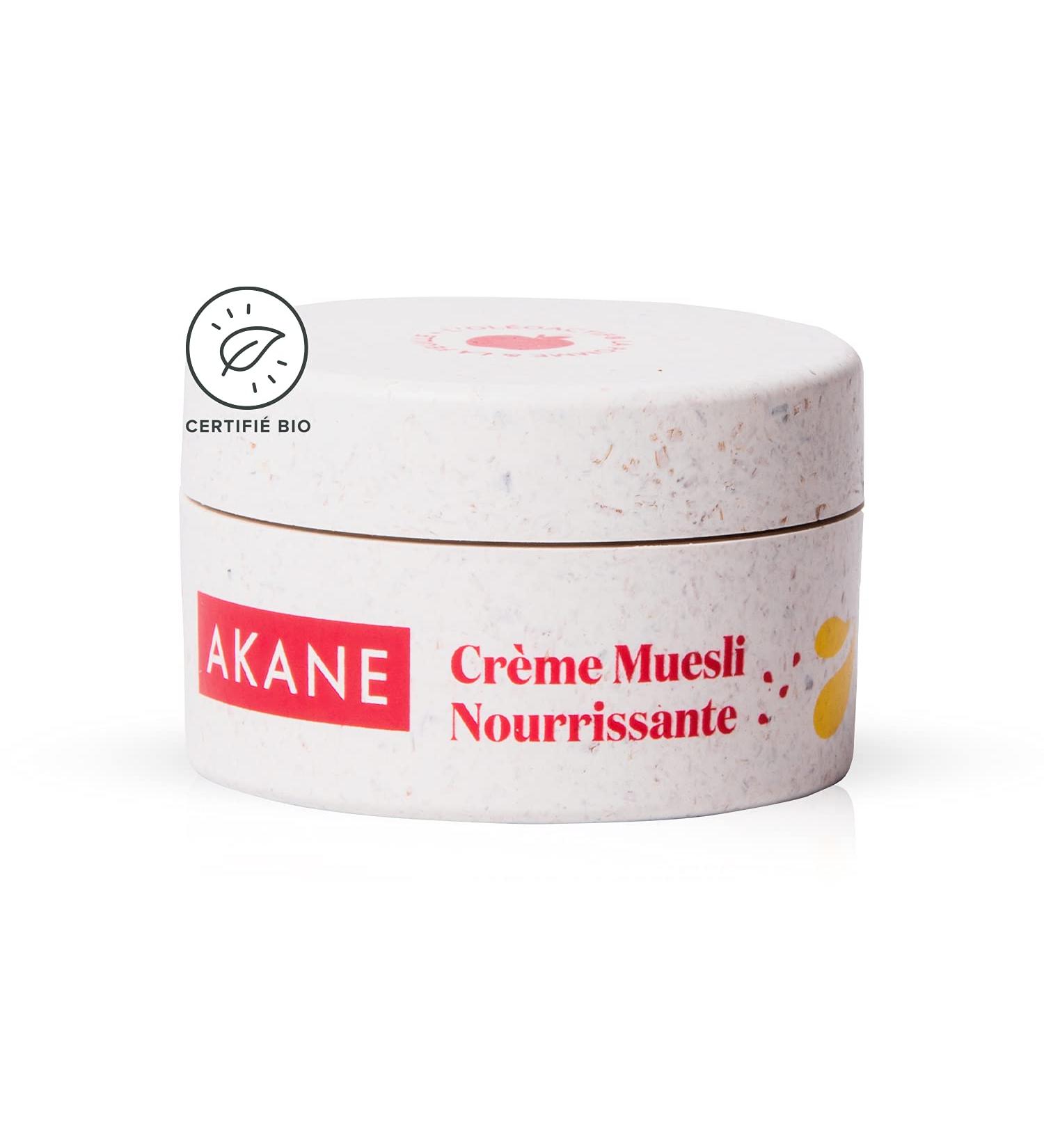 AKANE - Moisturizing Face Cream - Nourishing Muesli Cream - New Packaging 2021 - 100% natural origin certified organic cream - 50ml - Buy Online on GoSupps.com