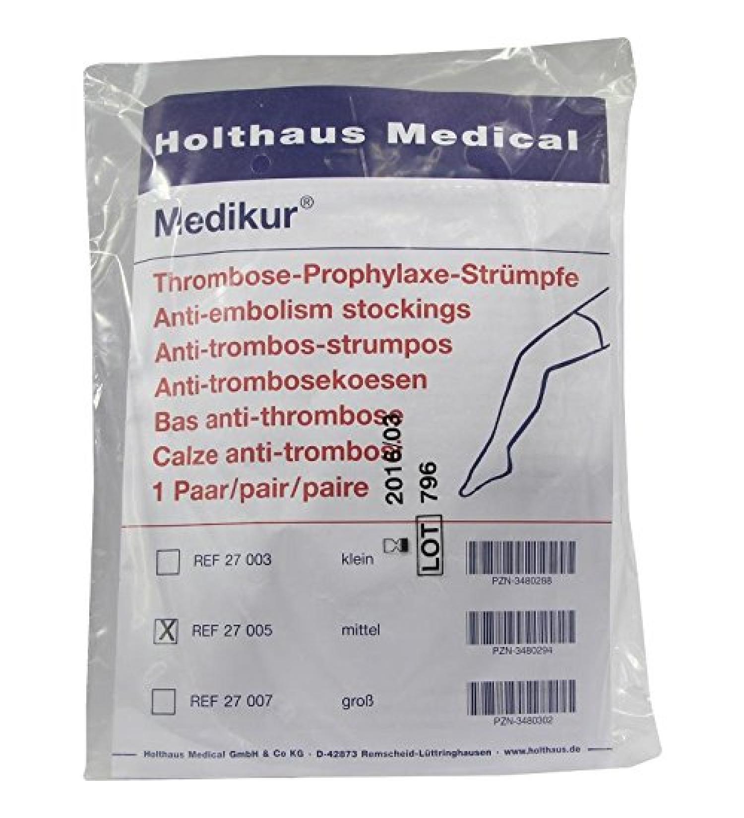 Thrombosis prophylaxis stocking 2 hours