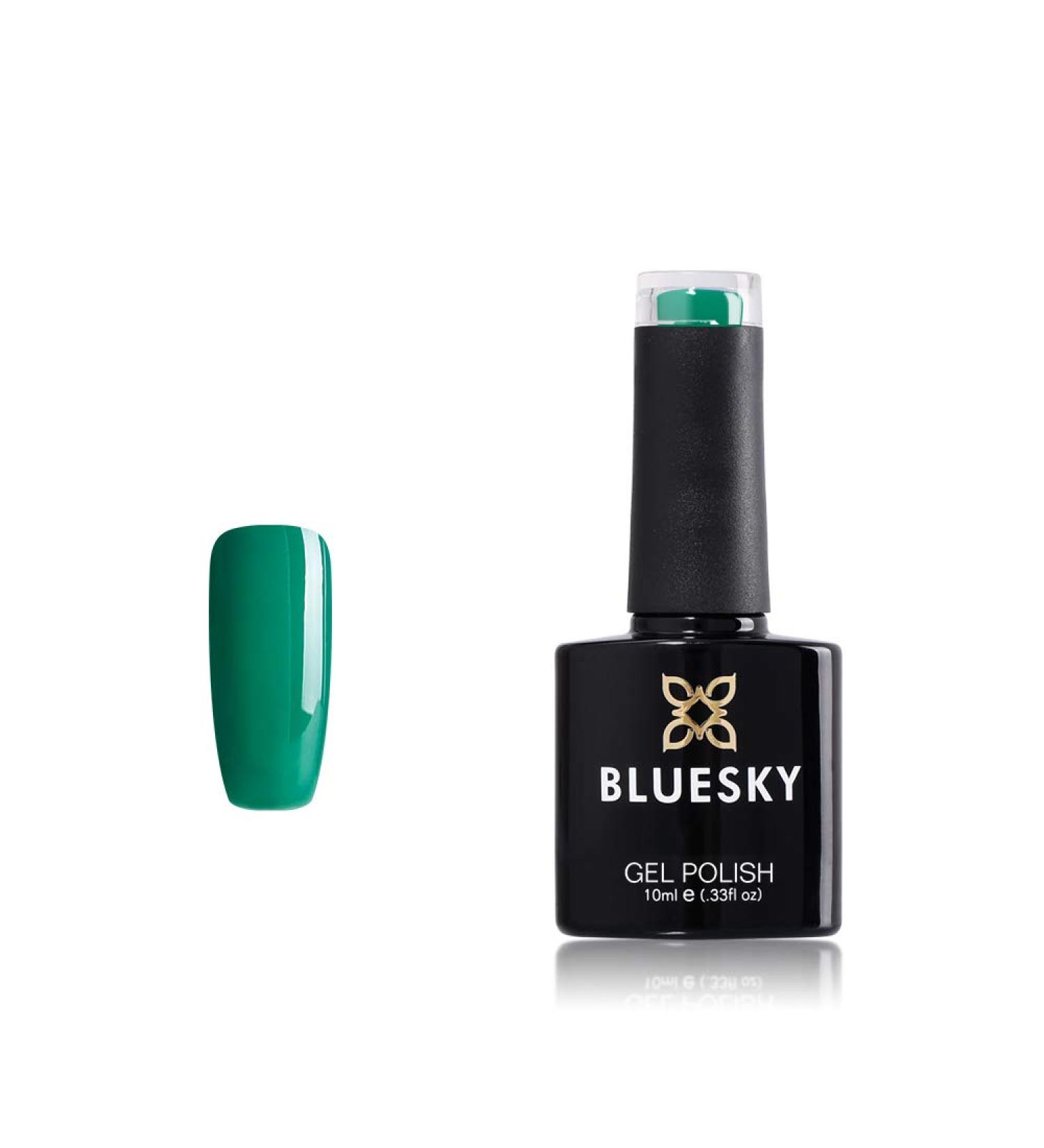 Bluesky Gel Nail Polish Deep Jade A052 Dark Green Long Lasting Chip Resistant 10 ml (Requires Curing Under UV LED Lamp) - Buy Online on GoSupps.com