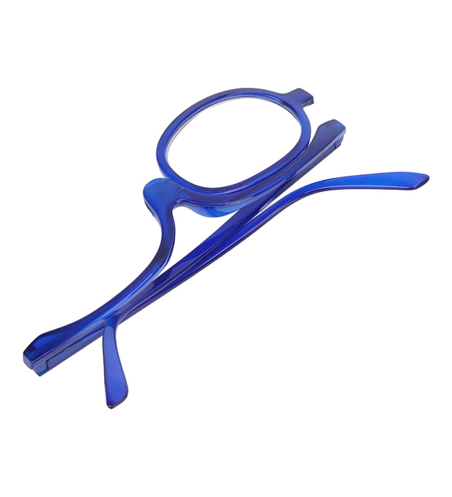 Buy Blue Magnifying Cosmetic Glasses | Scratch-Resistant Make-up Glasses +4.00 | International Shipping Available - Buy Online on GoSupps.com
