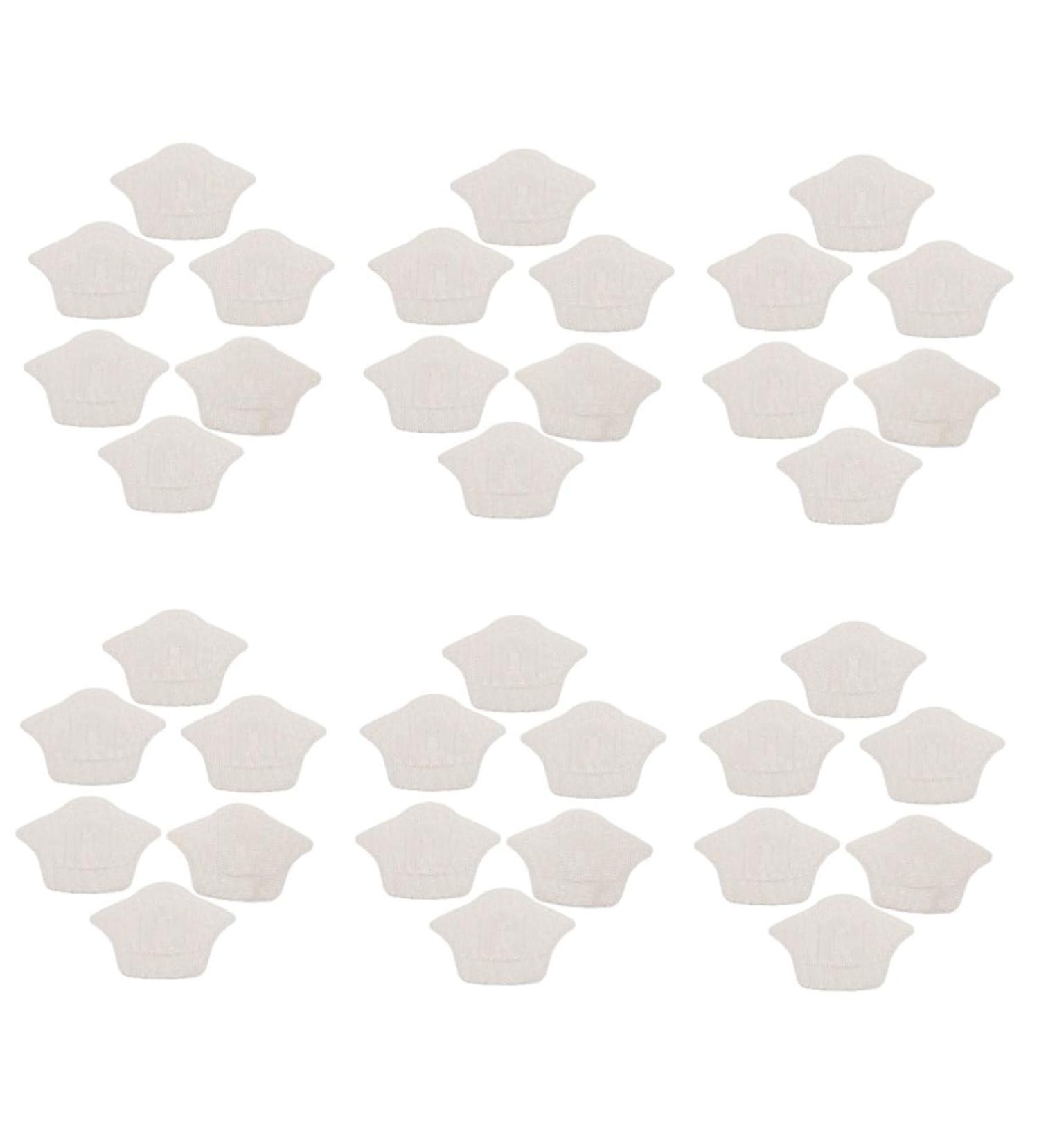 FOMIYES 18 Pairs Cuttable Half Size Shoe Stickers for Women's Heels | Cushion & Protector Heel Grips Anti-Drop Pads | White Sponge Insert - Buy Online on GoSupps.com