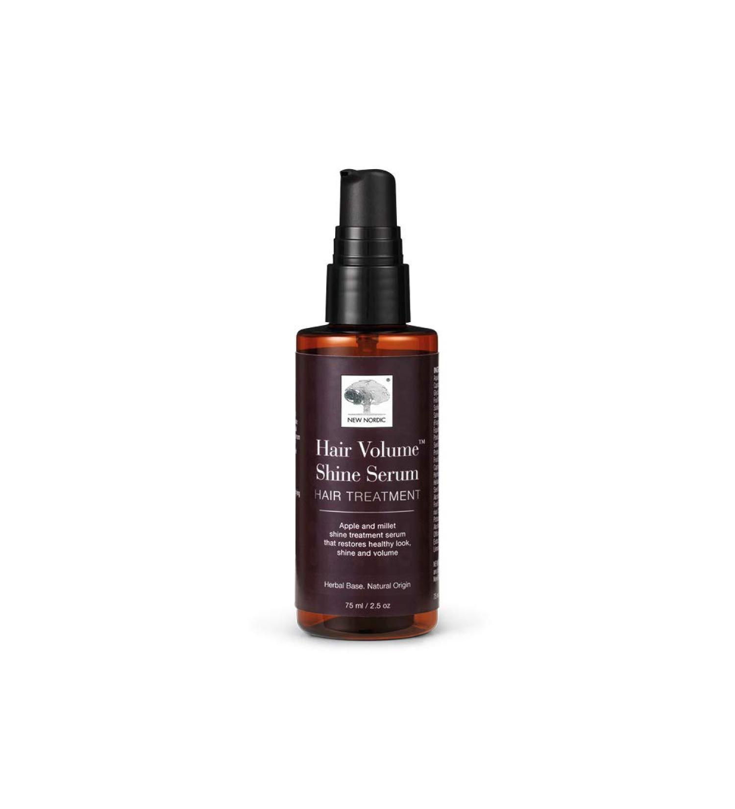 New Nordic Hair Volume Shine Hair Serum 75ml Restores healthy looking hair Provides shine and volume Suitable for men and women - Buy Online on GoSupps.com