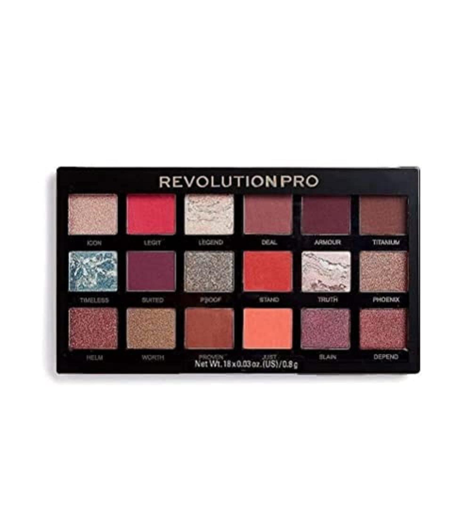 Revolution Beauty London Pro Regeneration Eyeshadow Palette Legendary 18 Shades 14.4g Legendary 14.4 g (Pack of 1) - Buy Online on GoSupps.com