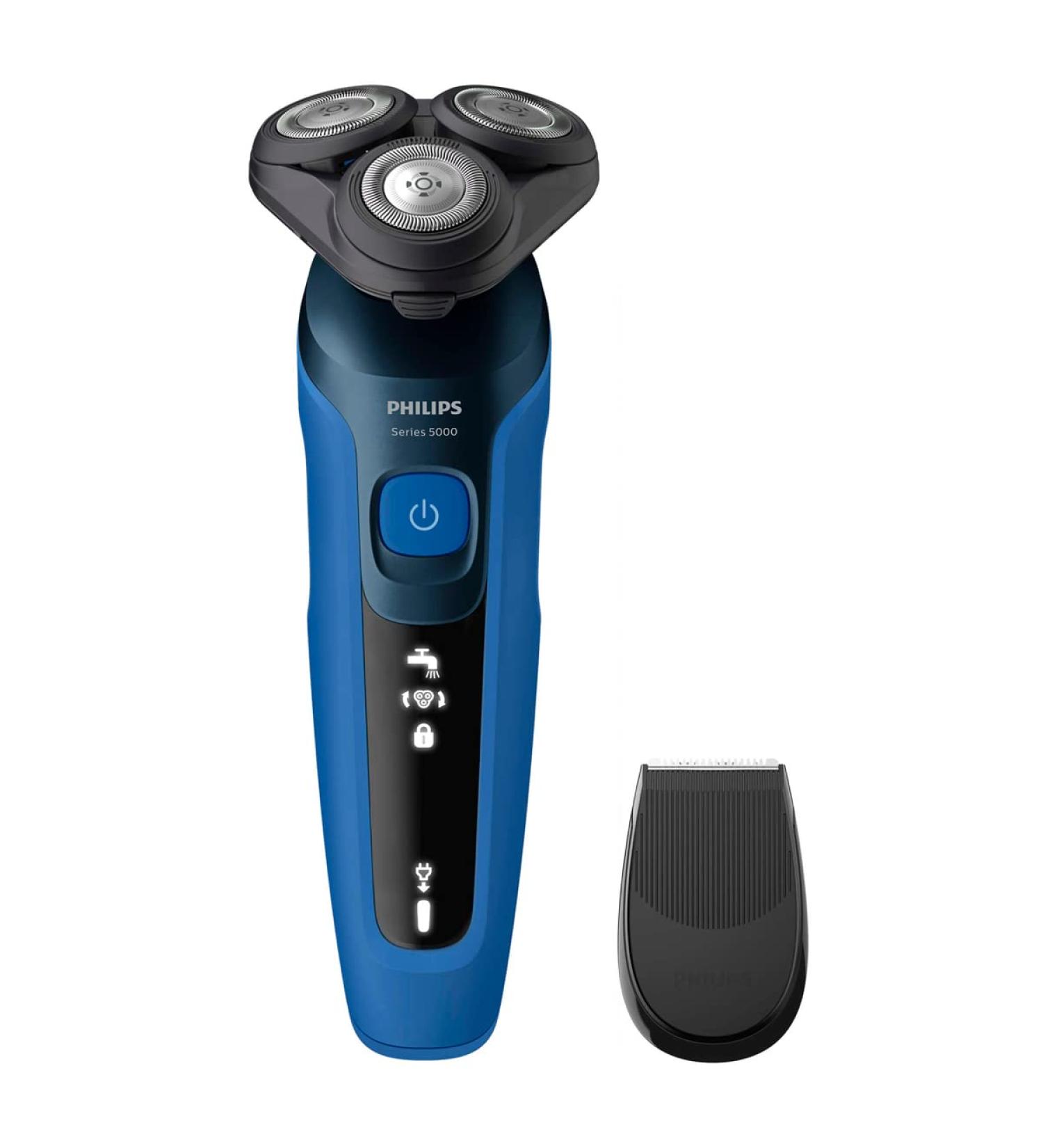 Buy Philips S5466/17 Shaver Series 5000 - Wet & Dry Electric Razor for Men - Blue | International Shipping Available - Buy Online on GoSupps.com