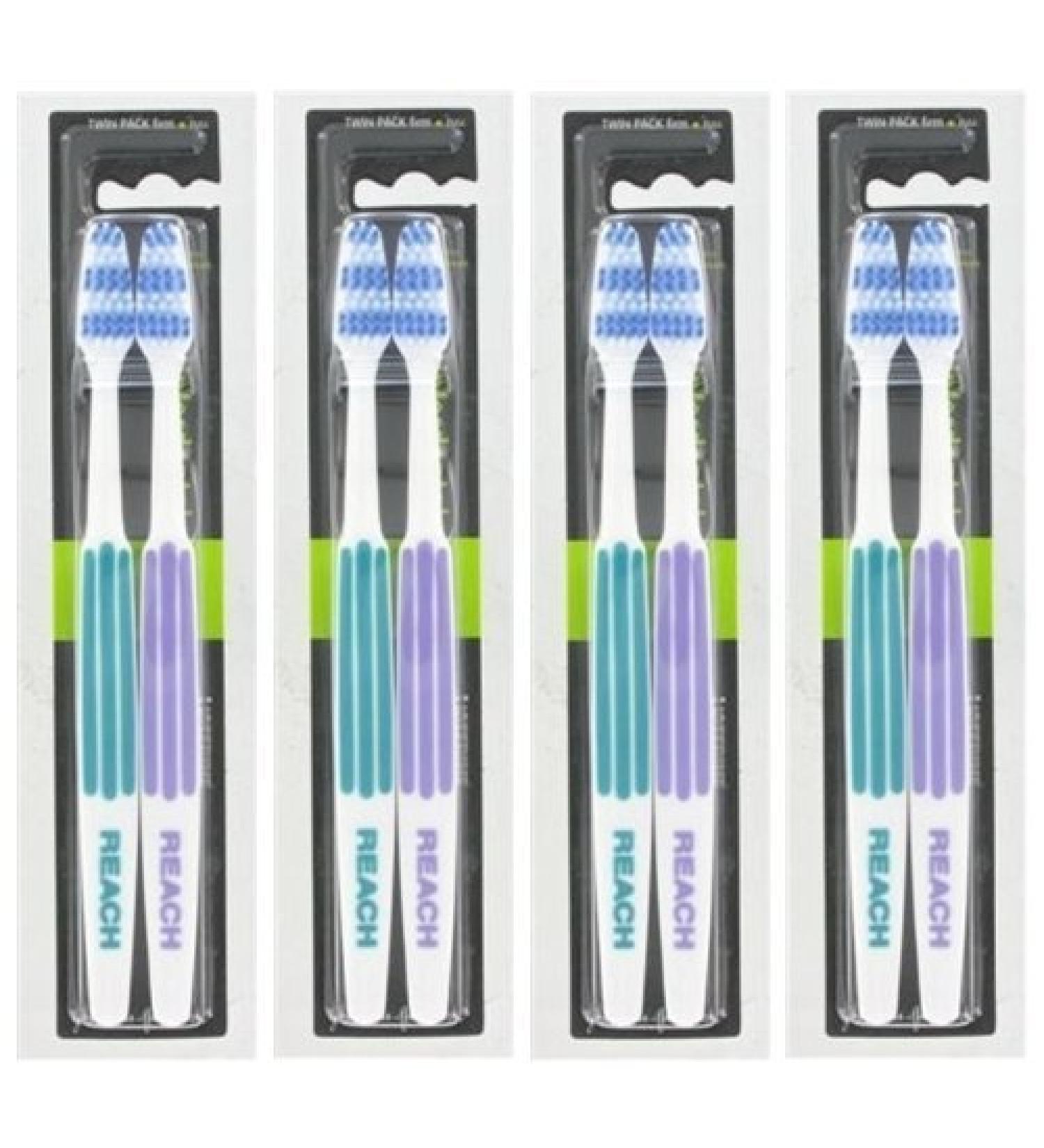 Reach Interdental Toothbrush Firm Head 4 x Twin Packs