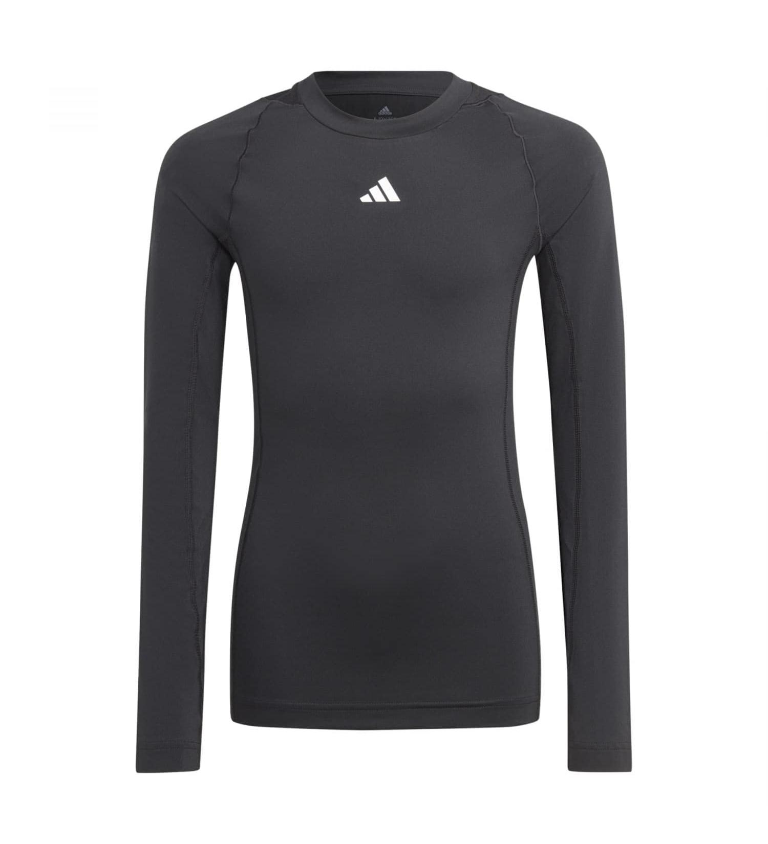 Buy adidas Boys Techfit Aeroready Long-Sleeve Top T-Shirt 164 Black - International Shipping Available - Buy Online on GoSupps.com