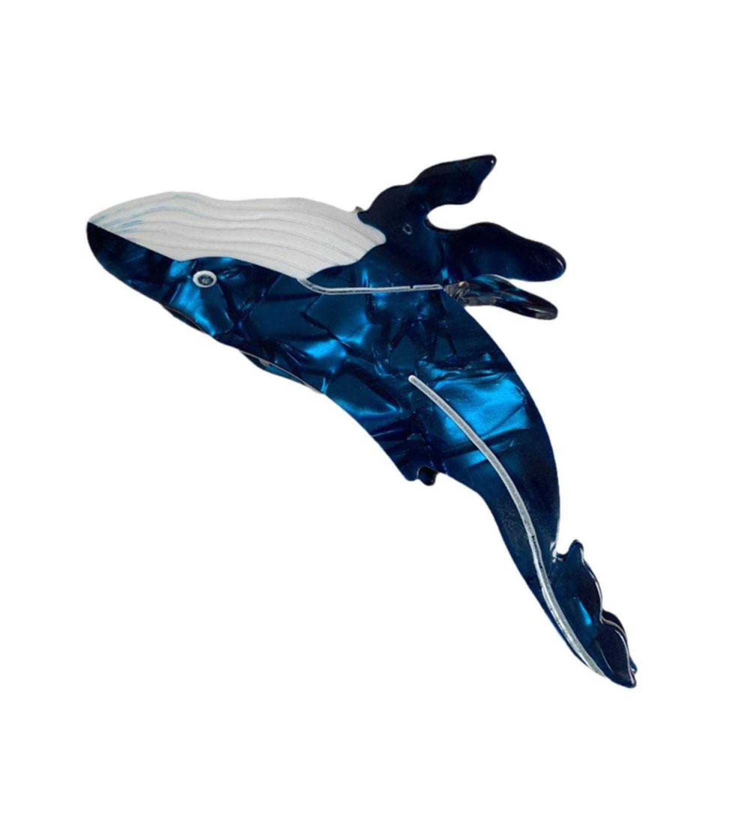 1pcs 3colors Blue Whale Hair Claw Acetate Hair Clips For Women Popular Hair Catches Hair Creature Clip Claw Animal Cute Clip - Buy Online on GoSupps.com