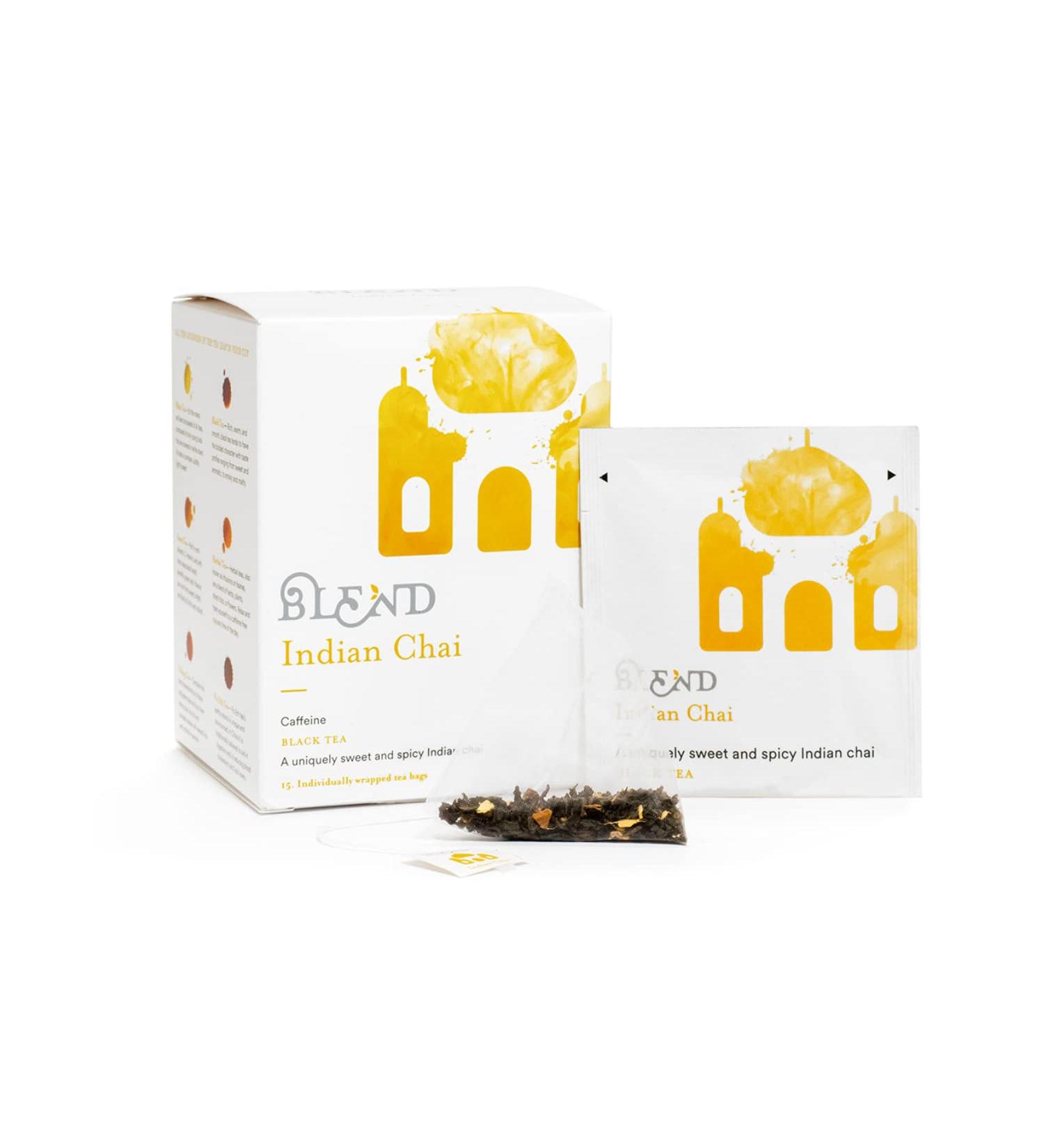 Mix Tea | Chai Spices with Black Tea | Black Tea Spices | Black Tea Chai with Spices - 15 Tea Pyramids (30 g)