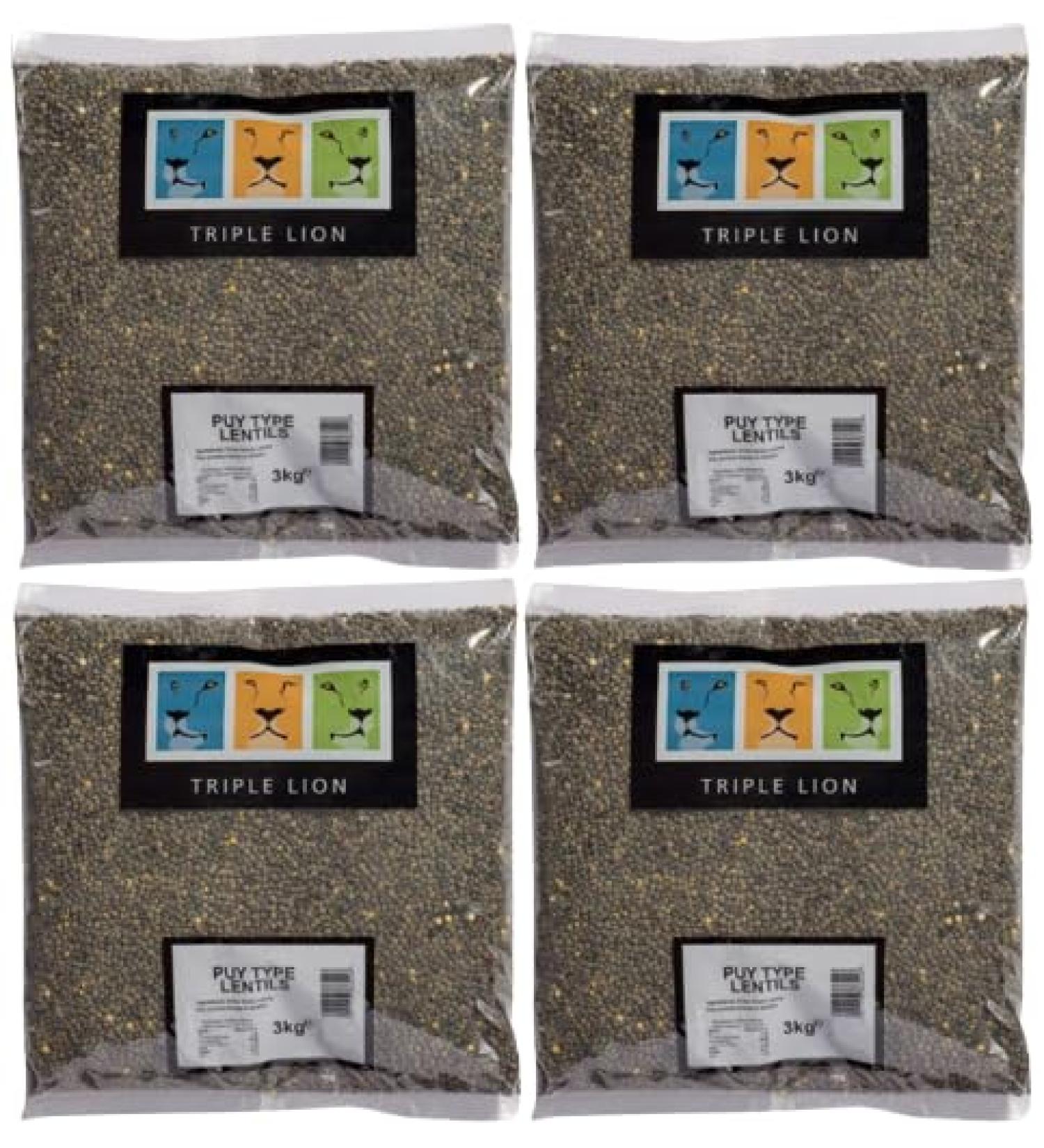 Triple Lion Puy Type Lentils 3kg x 4