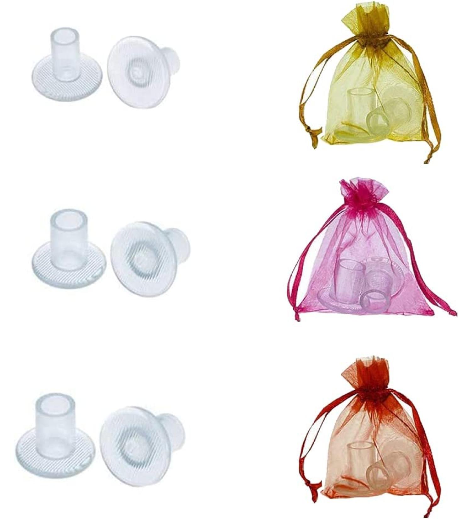 YUBRO Clear High Heel Protectors - 3 Sizes Soft Covers for Grass & Uneven Floors - Buy Online on GoSupps.com