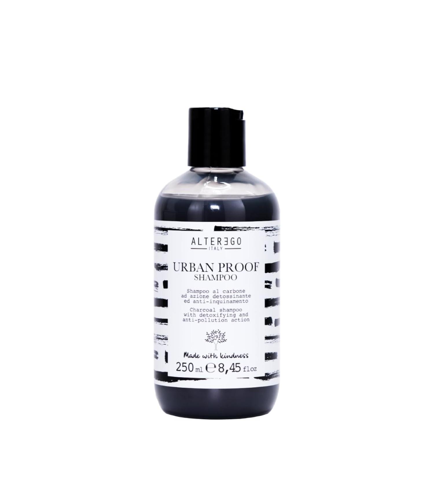 Alter Ego Urban Proof Charcoal Shampoo (250 ml) 300 ml (Pack of 1) - Buy Online on GoSupps.com