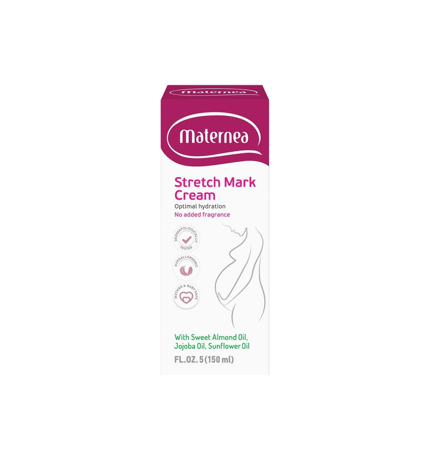 Maternea Stretch Mark Cream 5 FL. OZ. - Hydrates Skin, Improves Appearance - Buy Online on GoSupps.com