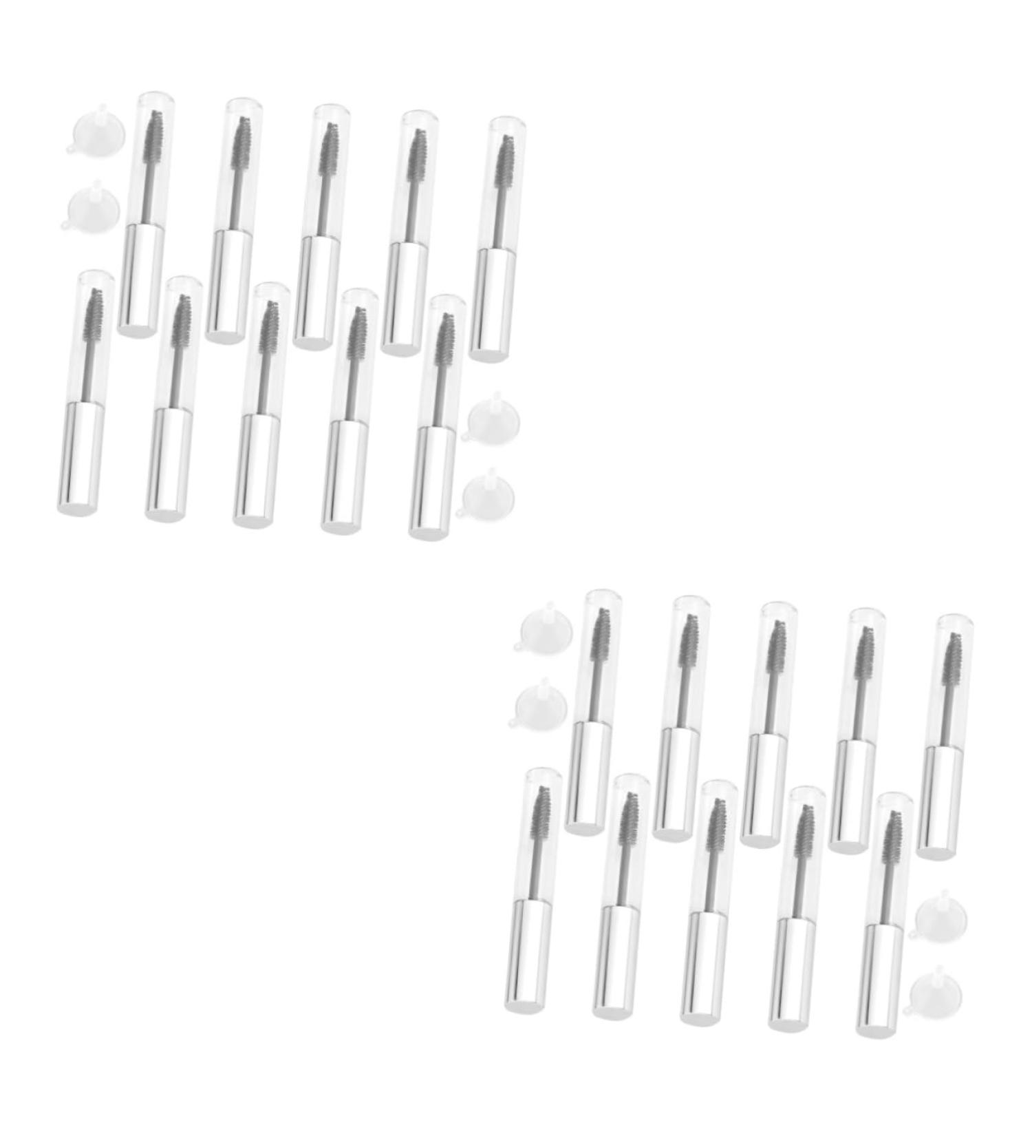FOMIYES 20 Pcs Refillable Bottles Empty Bottles Refillable Mascara Tube Eyelashes Tube Storage Bottle Clear 1 g (Pack of 1) Silverx2pcs - Buy Online on GoSupps.com