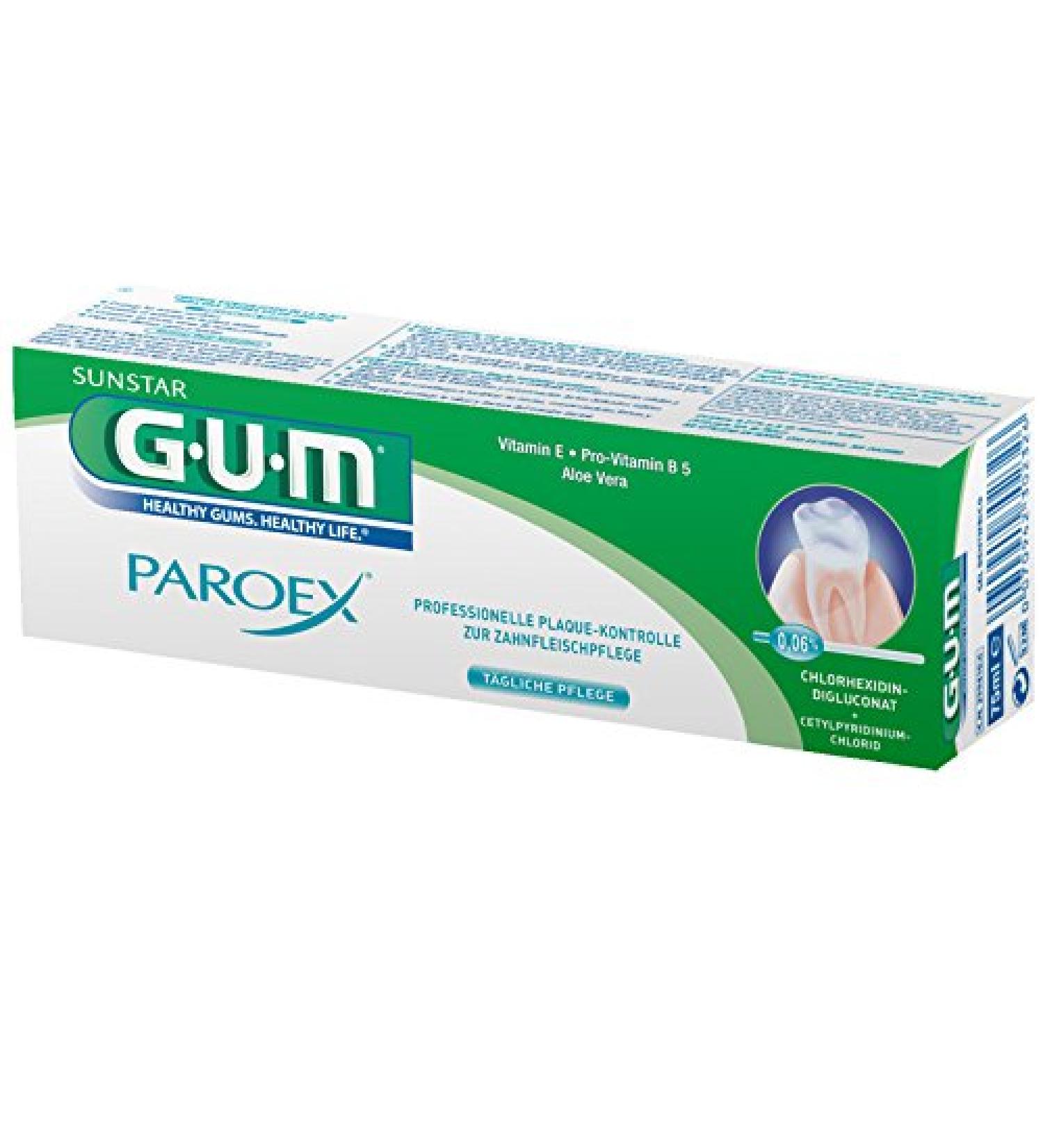 GUM Paroex Gel Toothpaste 0.06% 75ml DOUBLE PACK (2x 75ml)