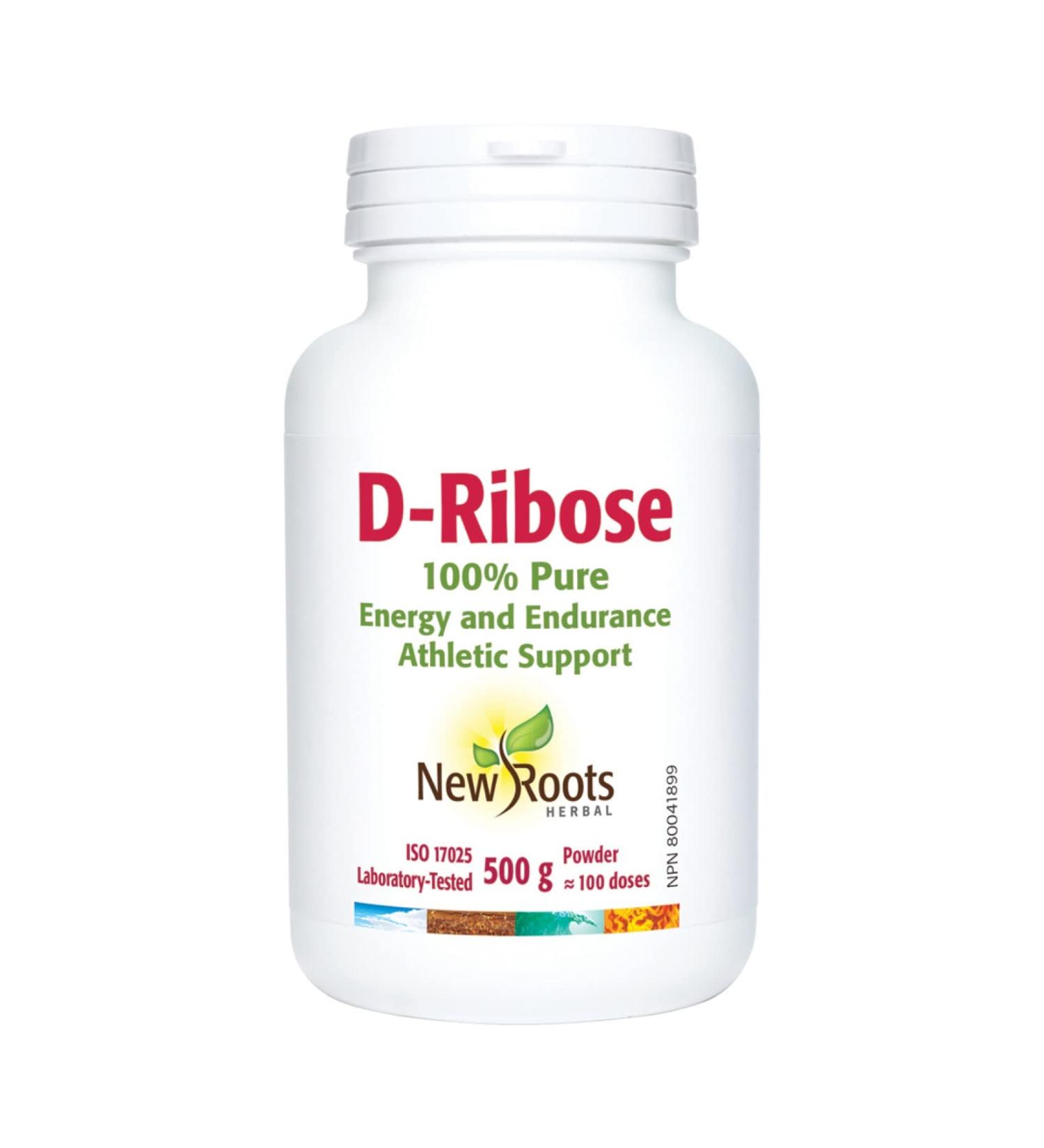 New Roots Herbal - D-Ribose (500 g (Pack of 1)) - Buy Online on GoSupps.com
