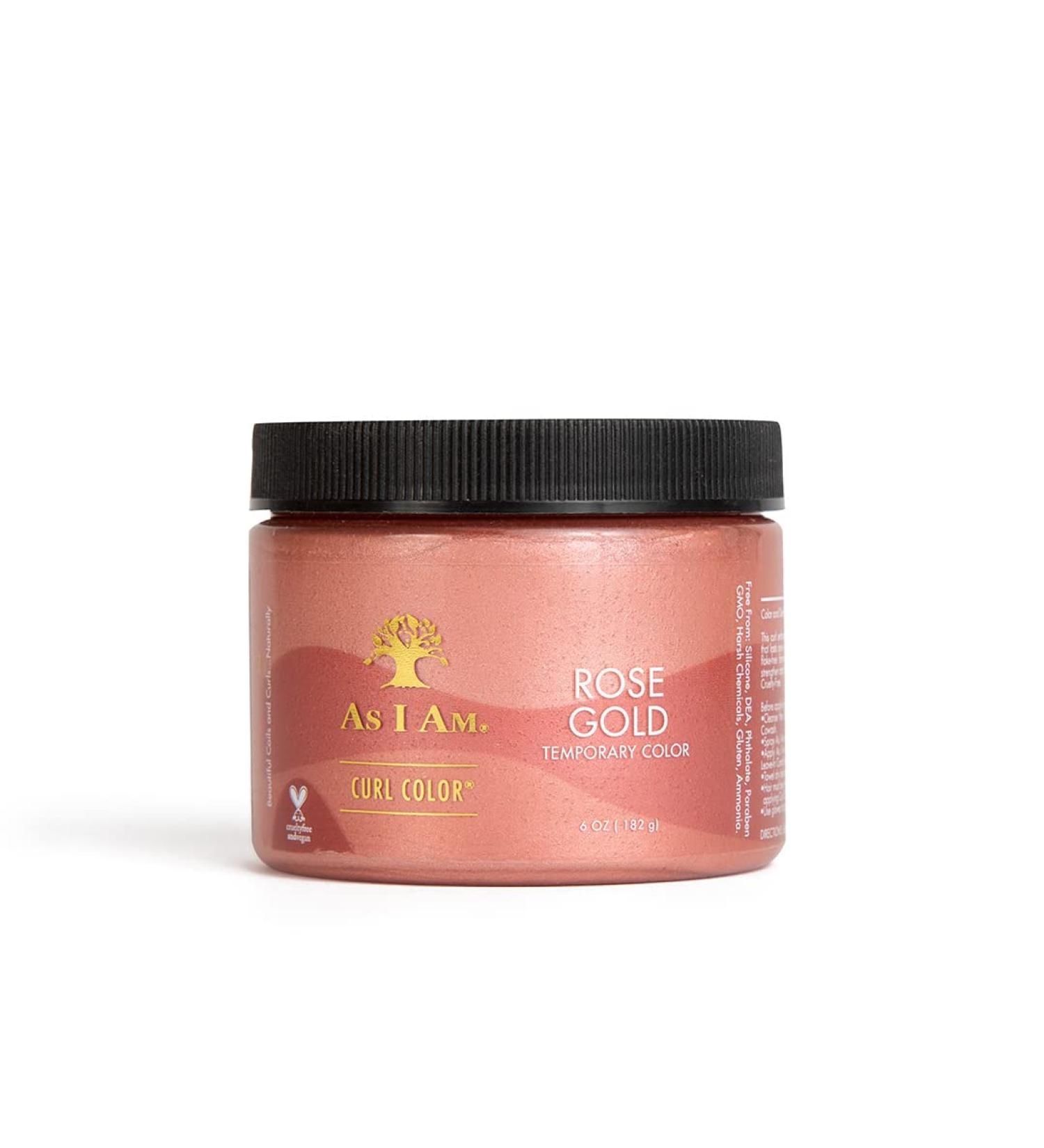 As I Am Curl Color Rose Gold Gel 6oz - Temporary Vegan & Cruelty Free Dye - Buy Online on GoSupps.com
