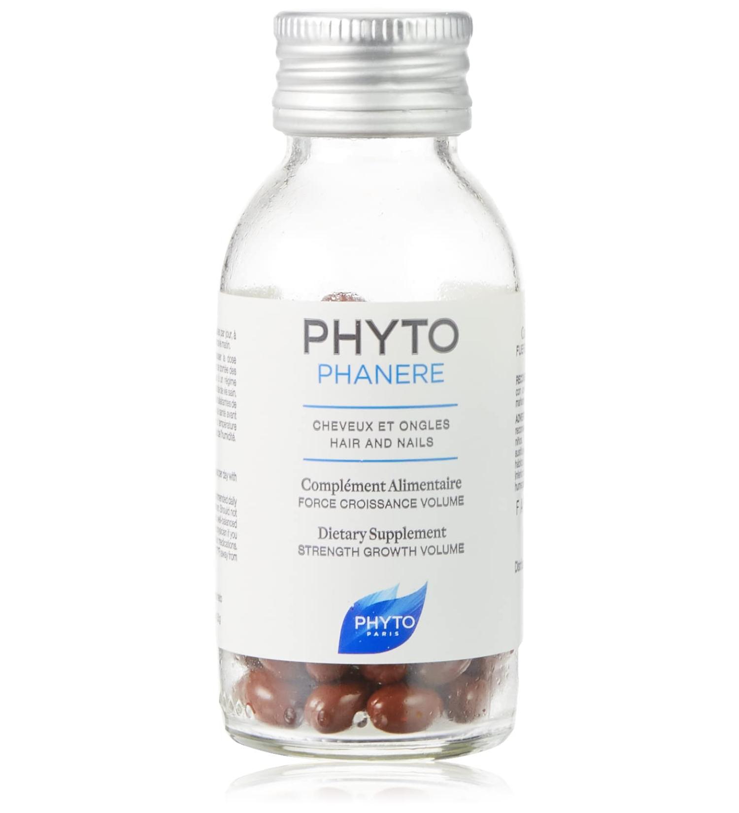 Phyto Phytophanère Hair and Nails Pack of 2 x 120 Capsules (Pack of 1)
