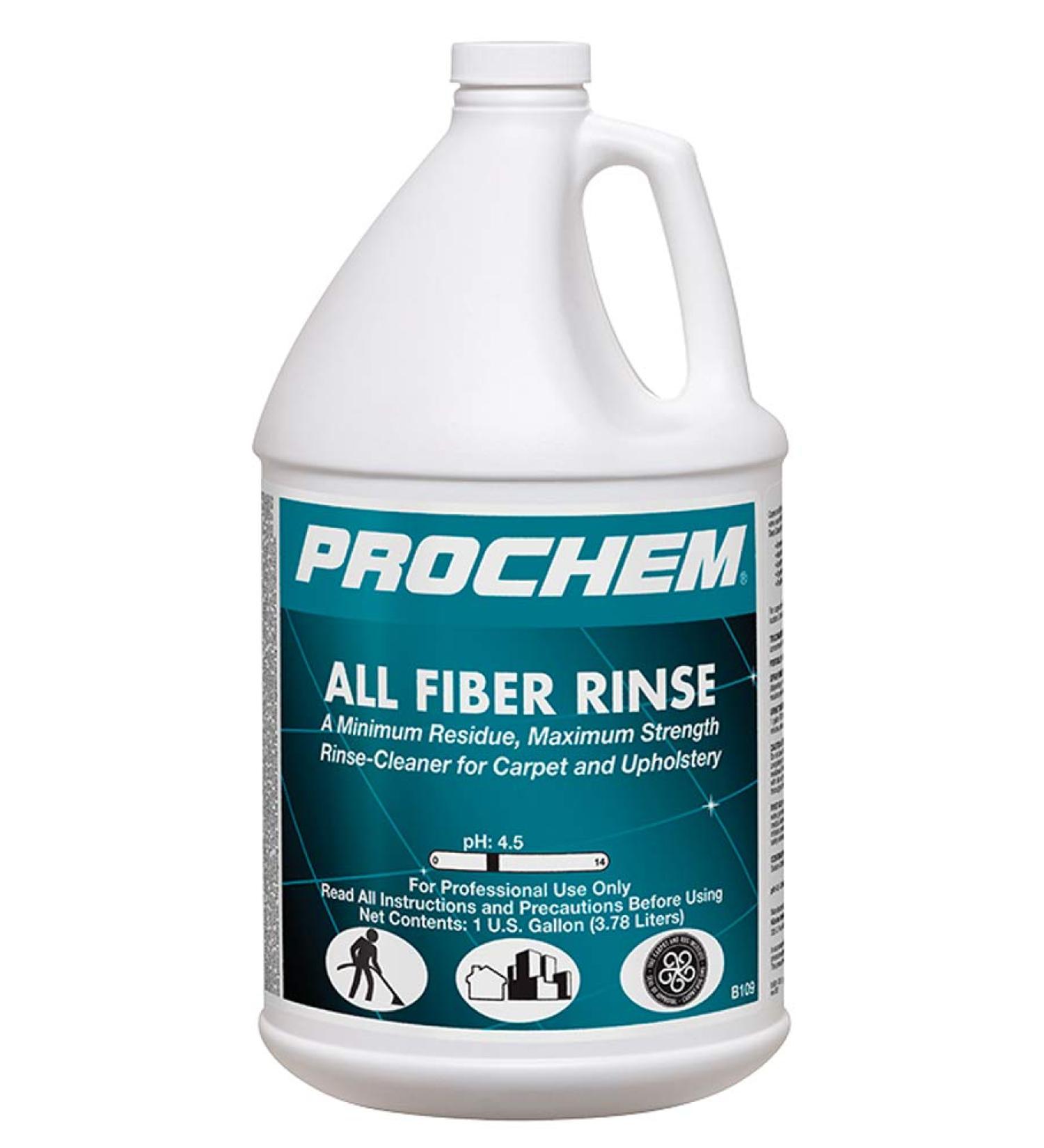 Prochem All Fiber Rinse Concentrate - 1 Gal. Professional Carpet & Upholstery Solution for Bright & Soft Fibers - Buy Online on GoSupps.com