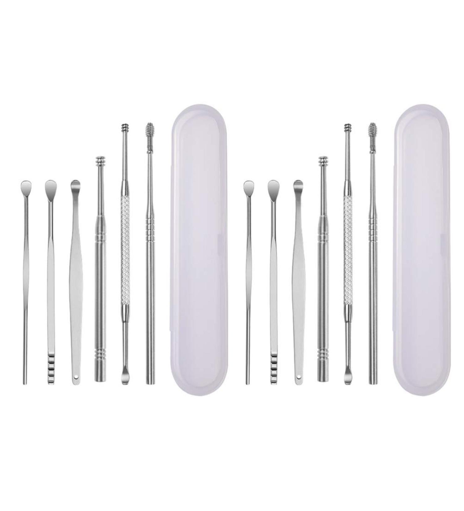 DOITOOL Earwax Removal Tool Kit - 2 Set Ear Pick Cleaner Scoop Ear Spoon Set for Gentle Ear Cleaning - Buy Online on GoSupps.com