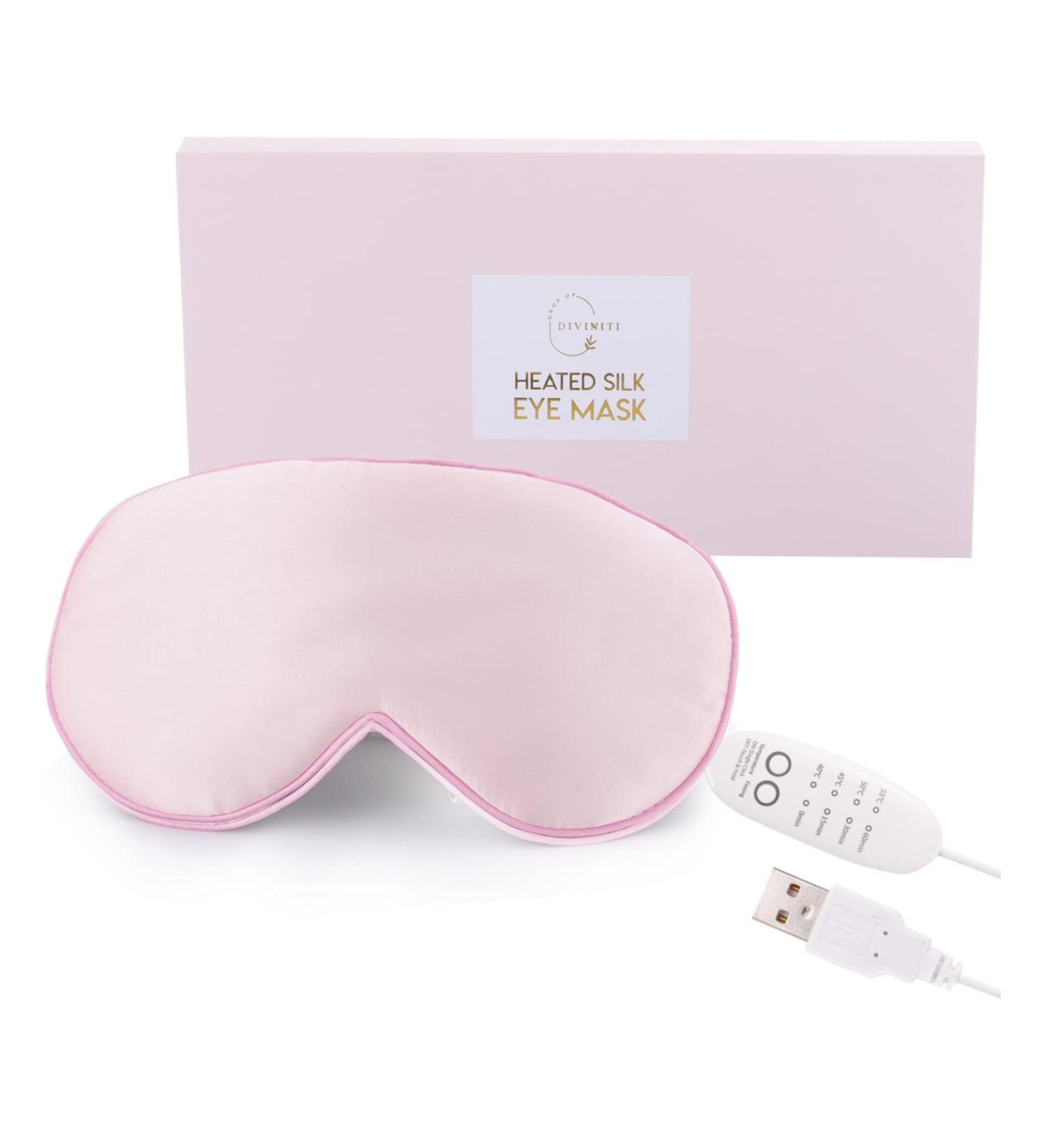 Heated Eye Mask for Dry Eyes - Stye Treatment and Relief for Blepharitis, Pink Eye - Dry Eye Therapy Mask by DiviniTi - Buy Online on GoSupps.com