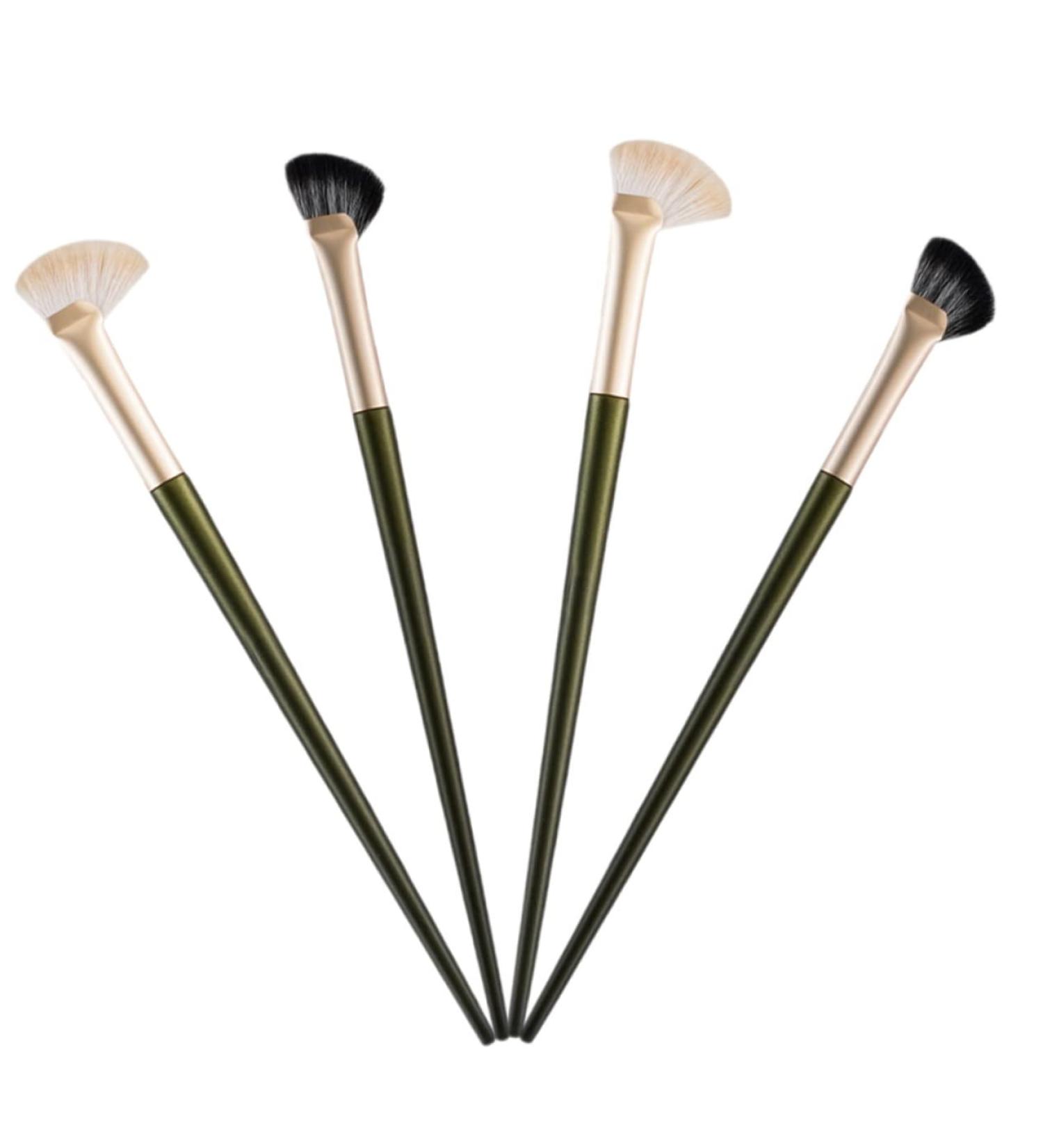 Healeved 4pcs Nose Shadow Brush Angled Eye Shadow Brush Makeup Accessory Flat Concealer Brush Nose Contour Brush Angled Makeup Brush Makeup Tool Nose Makeup Brush Angled Cosmetic Brush - Buy Online on GoSupps.com