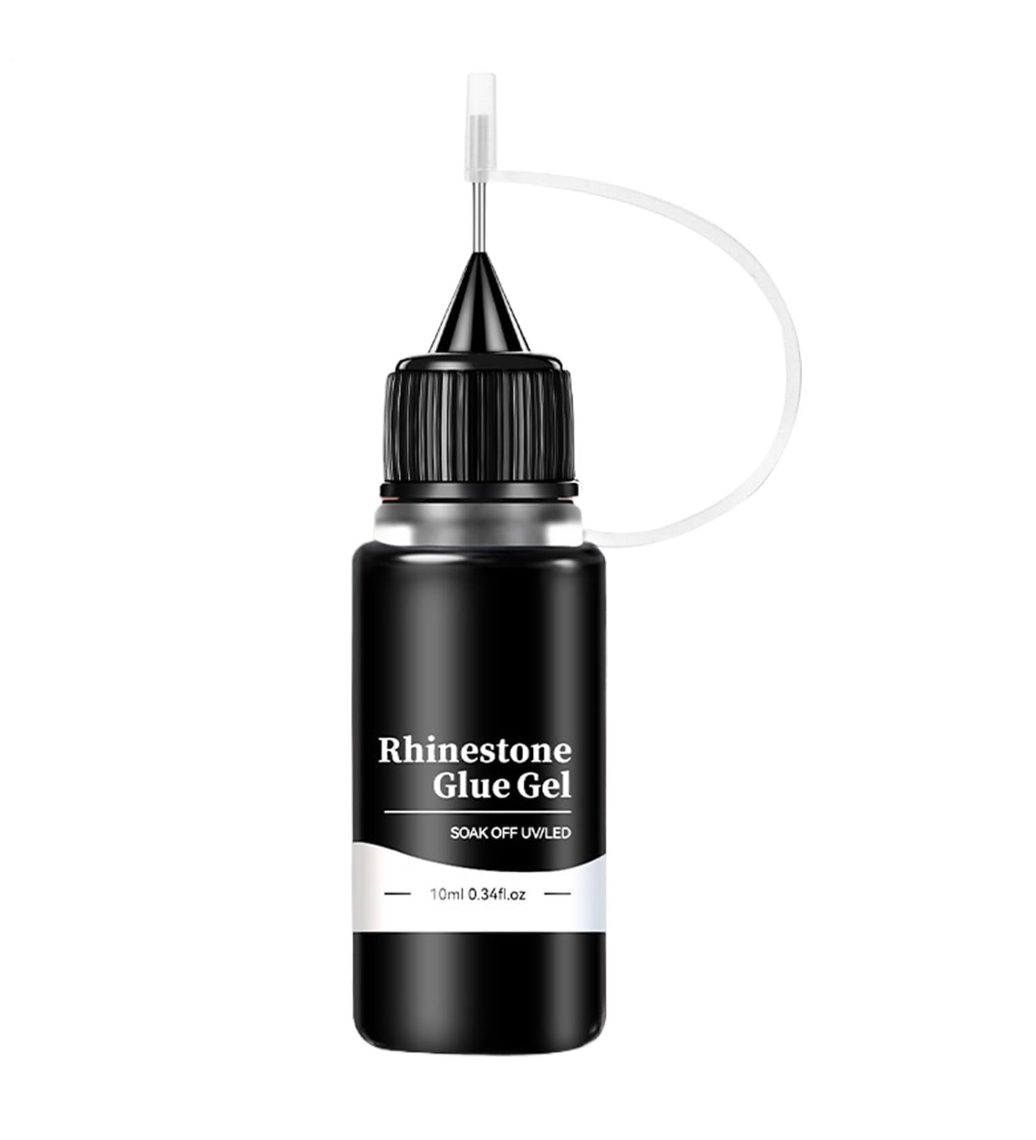 Nail rhinestone glue: 3D gel design with strong adhesive for nail jewelry. Home manicures are necessary or allow for 3D nail art. - Buy Online on GoSupps.com