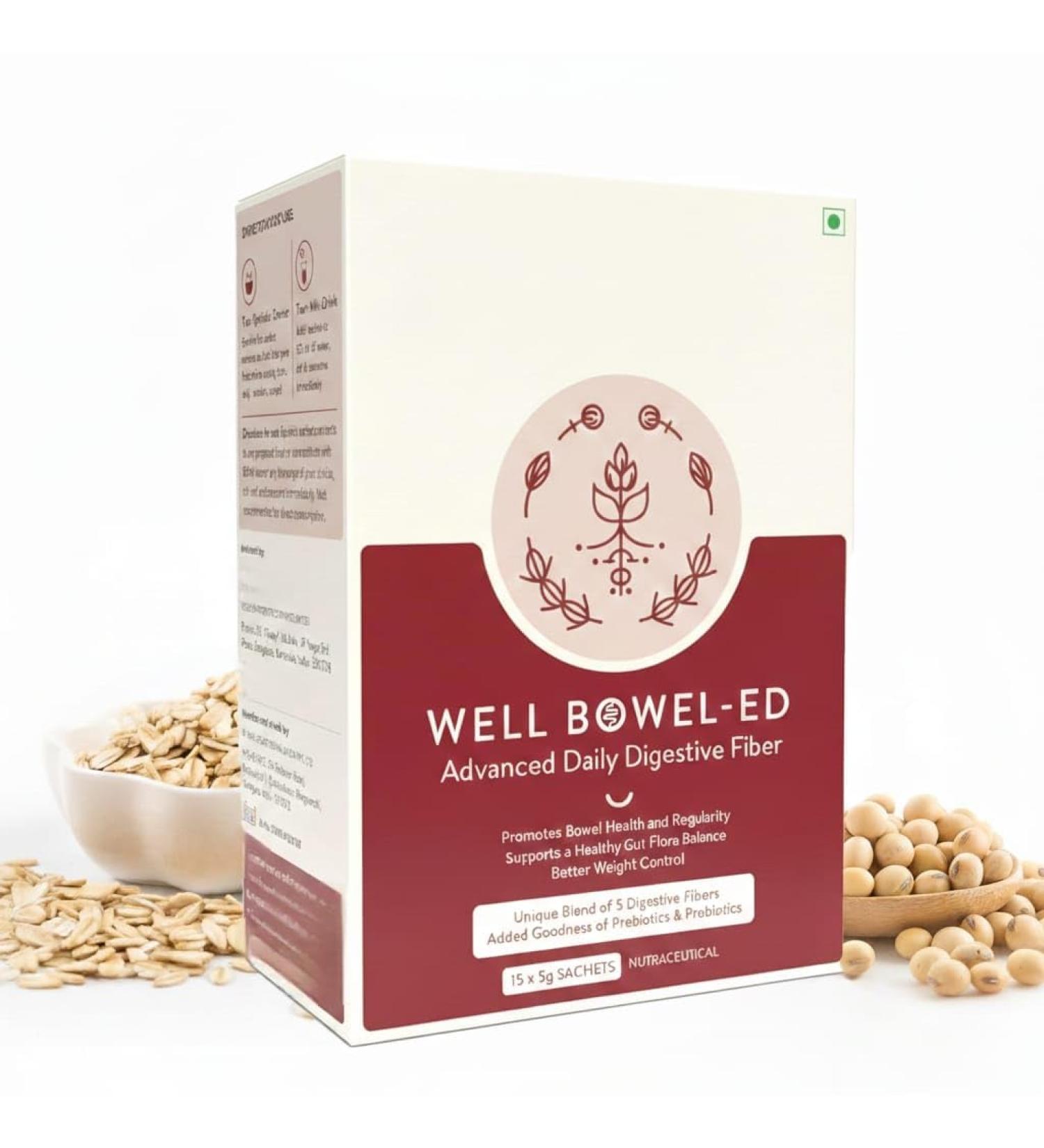 Advanced Unique Blend Of 5 Digestive Fiber Probiotics For Bowel Health Reduce Constipation Gas Bloating Weight Control Unflavored - 15 Sachets (Pack Of 1) - Buy Online on GoSupps.com