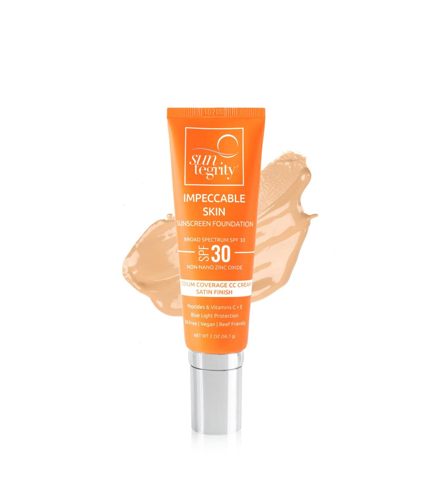 Suntegrity Impeccable Skin Tinted Sunscreen SPF 30 (Sand) 2 oz - Buy Online on GoSupps.com