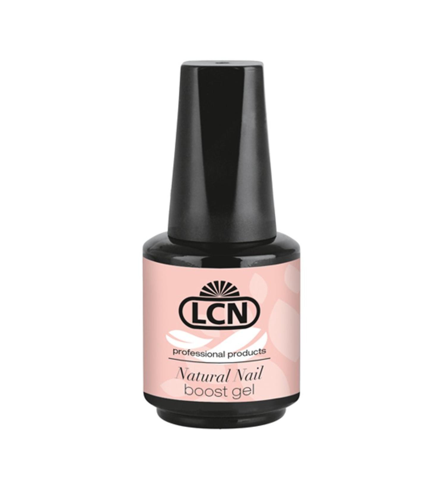 LCN Natural Nail Boost Gel "Rose Charm" (rose) 10ml - protects the natural nail and ensures that it can grow more beautiful stronger and more evenly