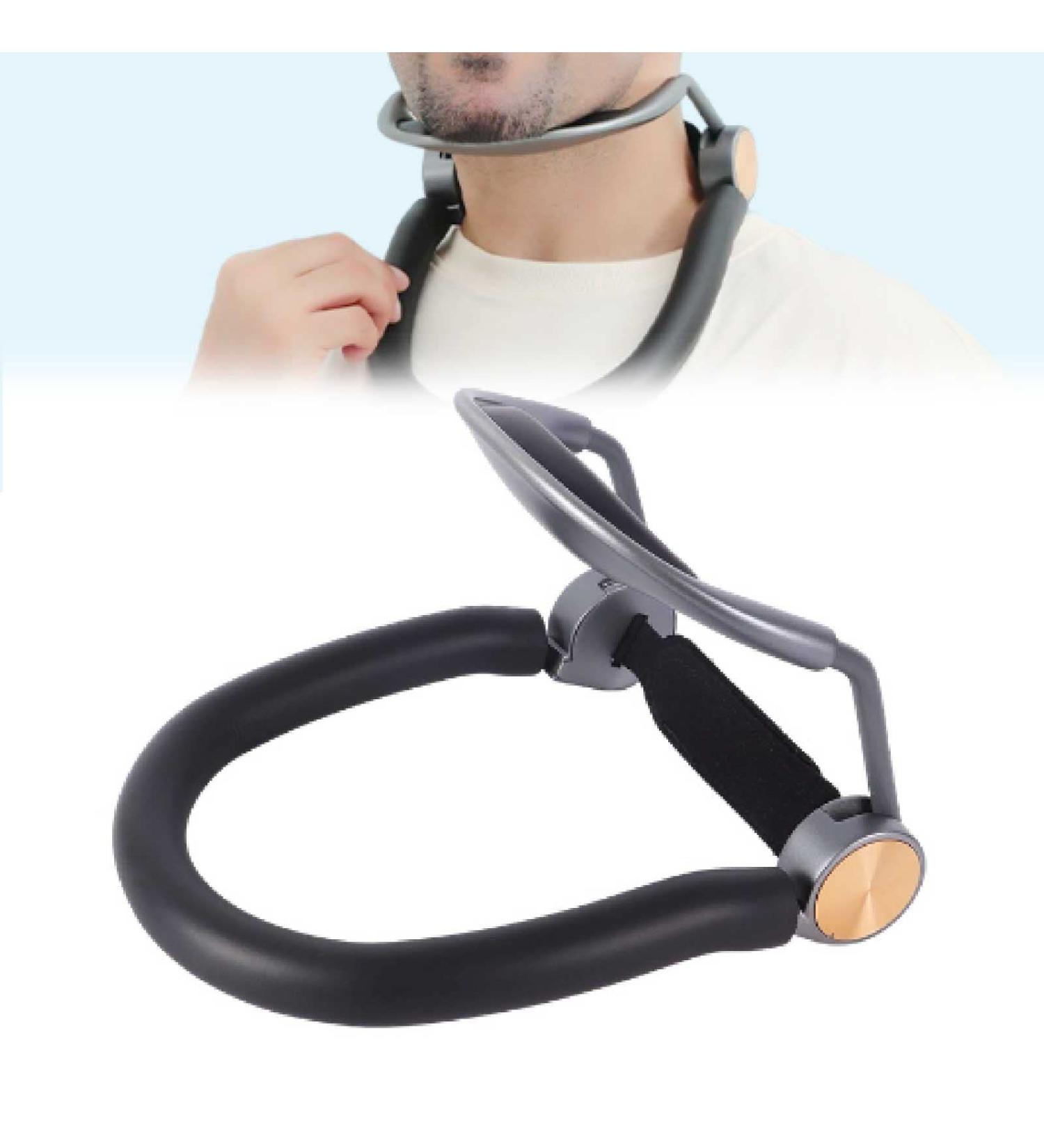 Spuzzo Portable Neck Brace | Adjustable Cervical Collar for Neck Pain Relief | Ergonomic Neck Traction & Support for Cervical Spondylosis & Sore Shoulders - Buy Online on GoSupps.com