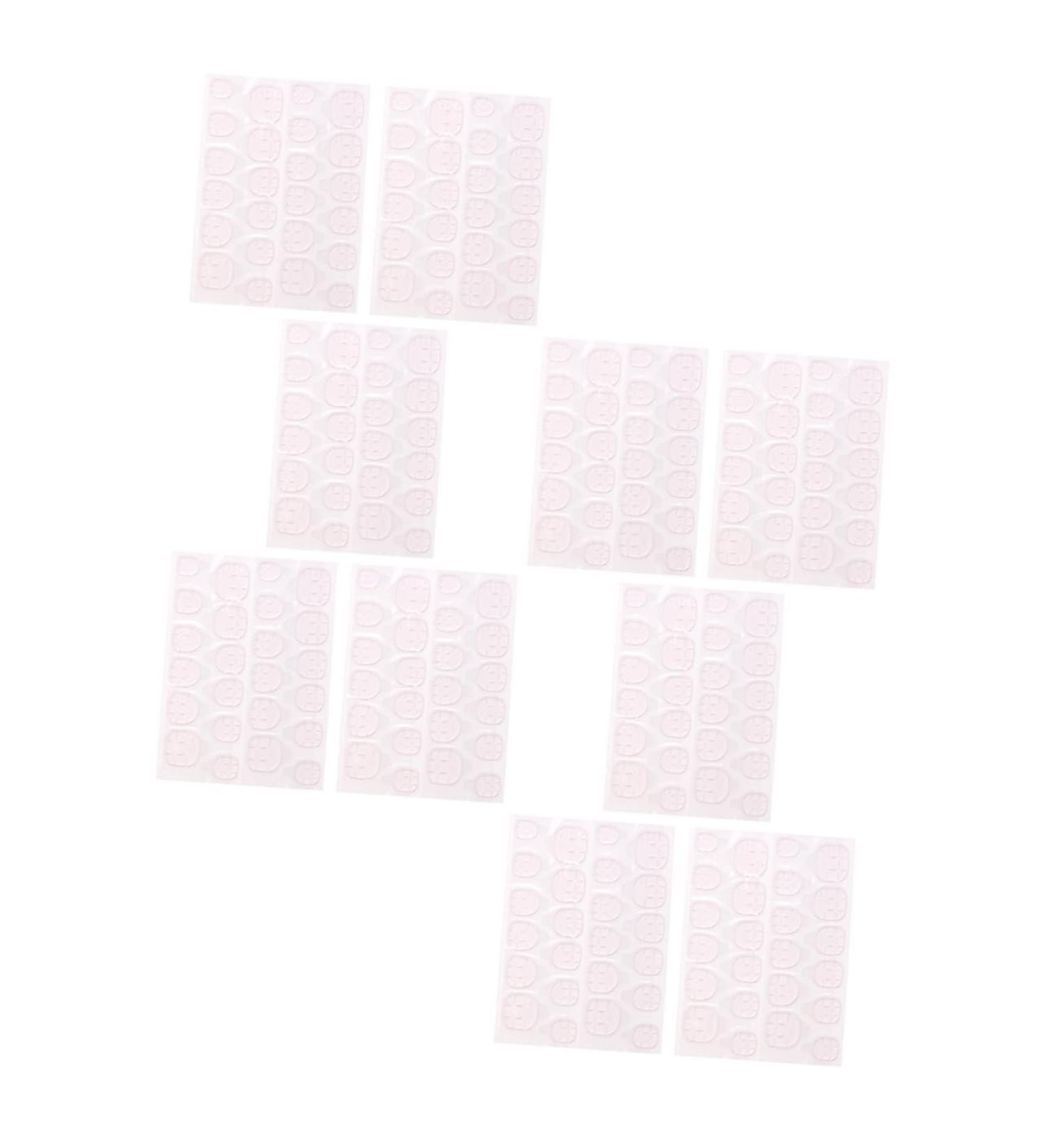 Ipetboom 20 Sheets Nail Art Double Sided Tape Stickers Manicure Tools Manicure Accessory Nail Adhesive Pastes Manicure Supply Manicure Paste False Nails Jelly Silica Gel Pink - Buy Online on GoSupps.com