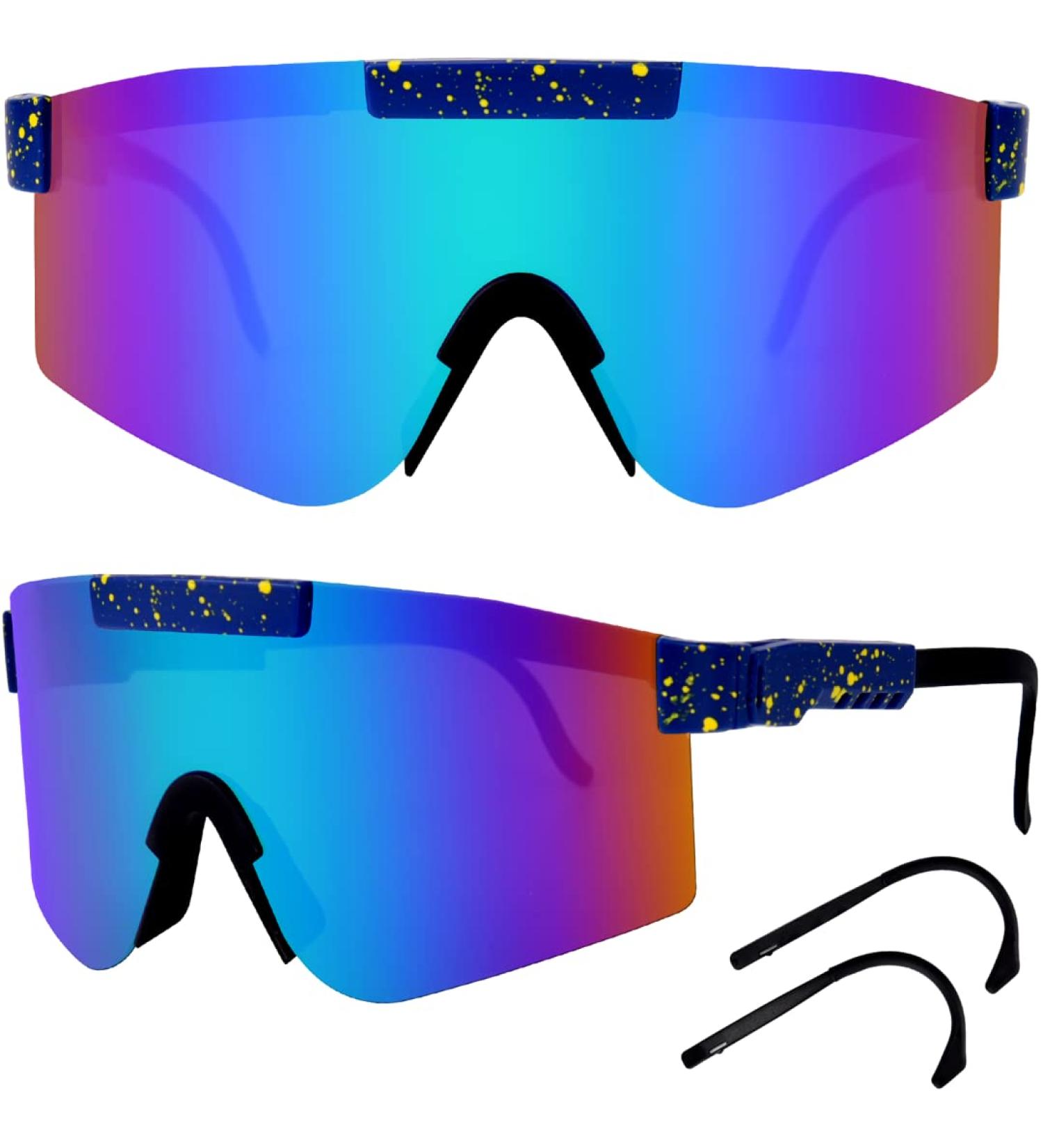 Dlidpher Sport Polarized Sunglasses | UV400 Protection for Men & Women | Outdoor Baseball Riding Fishing Goggles - Buy Online on GoSupps.com