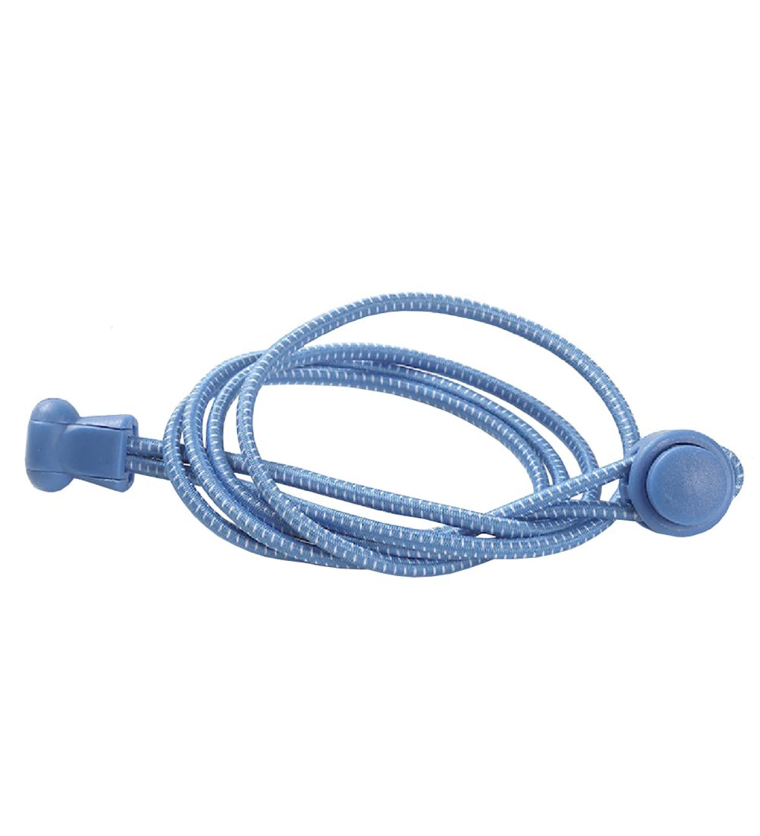 Buy Bupimufi No-Tie Elastic Shoelaces for Kids - Quick Lock Sky Blue & White Shoe Straps - Buy Online on GoSupps.com