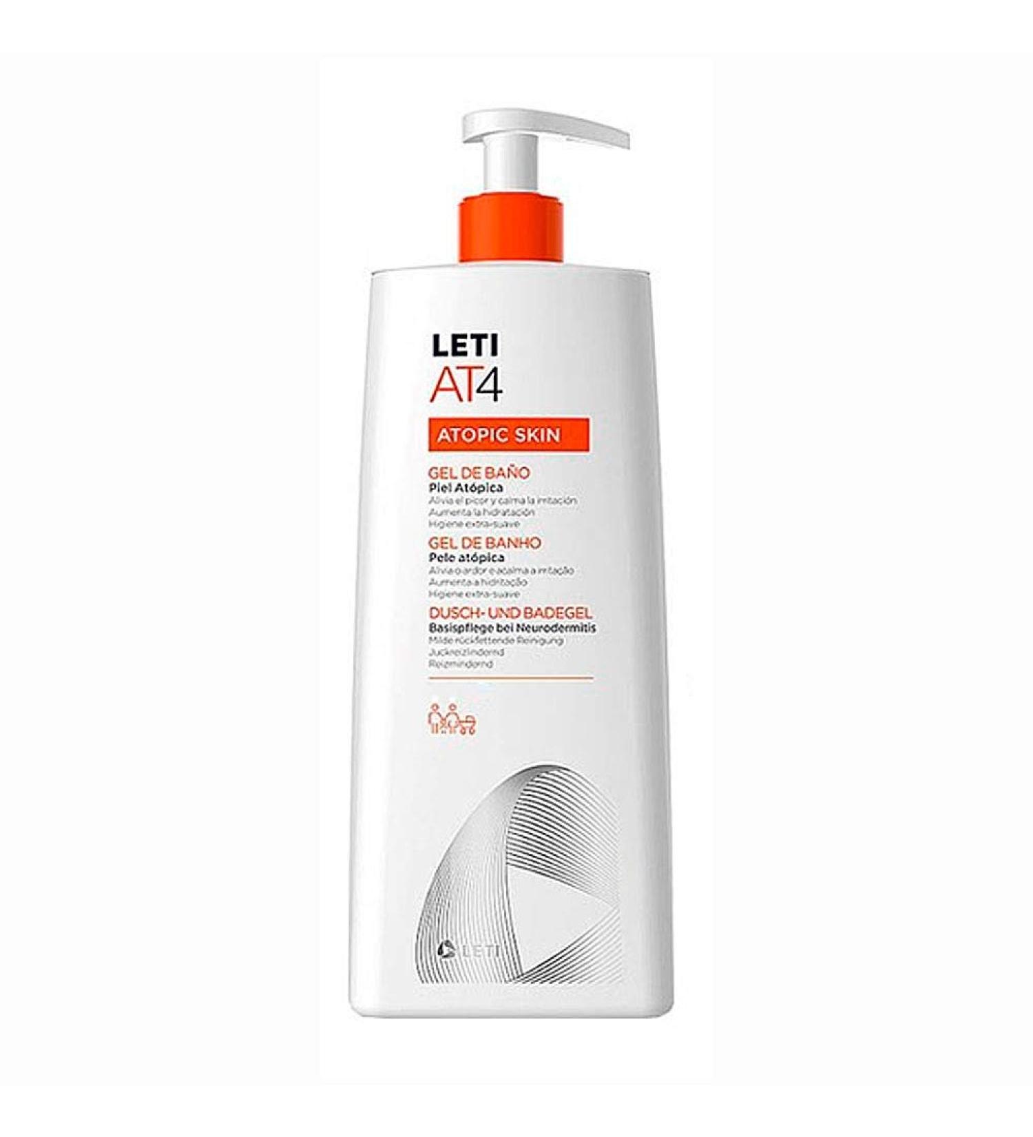 Leti Leti DUPLO AT4 Dermogras Shower Gel for atopic and/or dry skin 2 x 250 ml