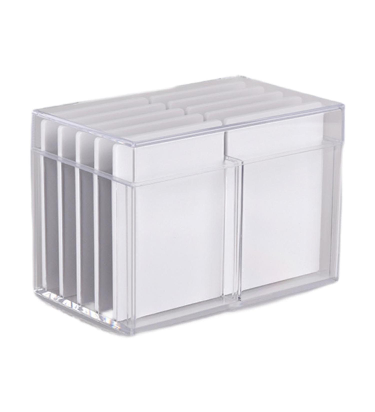 Clear Acrylic Eyelash Organizer - 10 Layers for False Lashes & Glue | Transparent Storage Box | 14.2x9.2x10.5cm - International Shipping Available - Buy Online on GoSupps.com