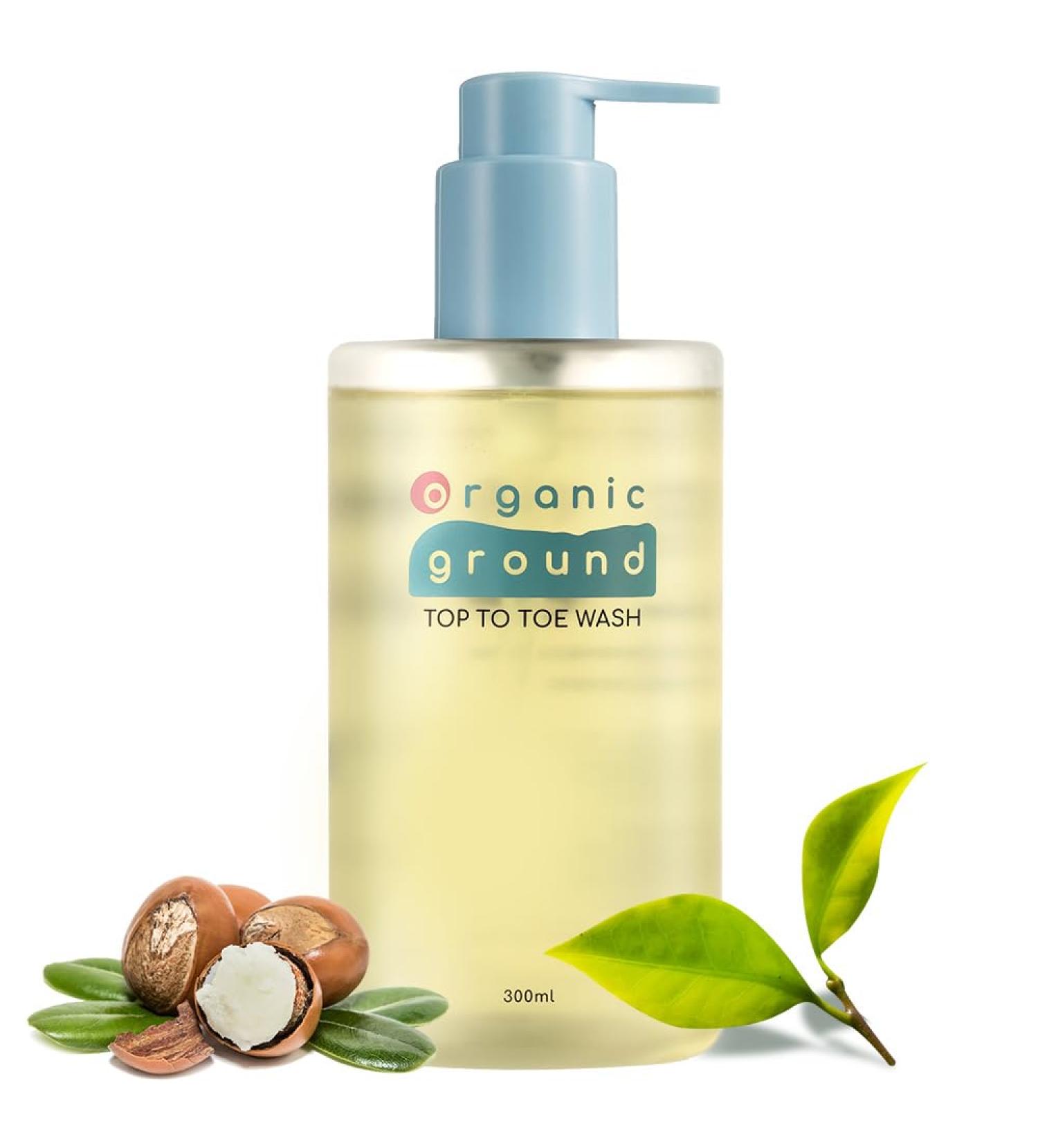 Top To Toe Wash with Glycerin - Tear Free & Low pH All-In-One Body Soap - 10.14 fl oz - GMO-Free Chemical Preservative-Free Fragrance-Free - Buy Online on GoSupps.com