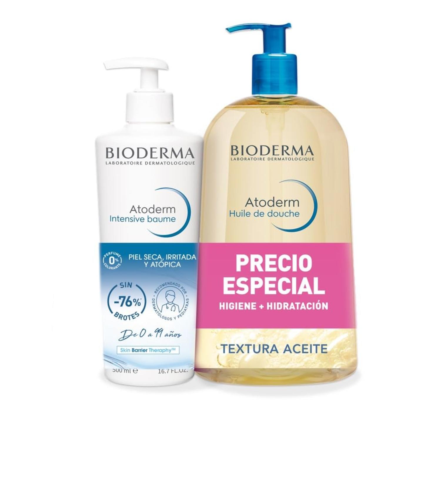 Bioderma Atoderm boom 500 ml + hals 1 l