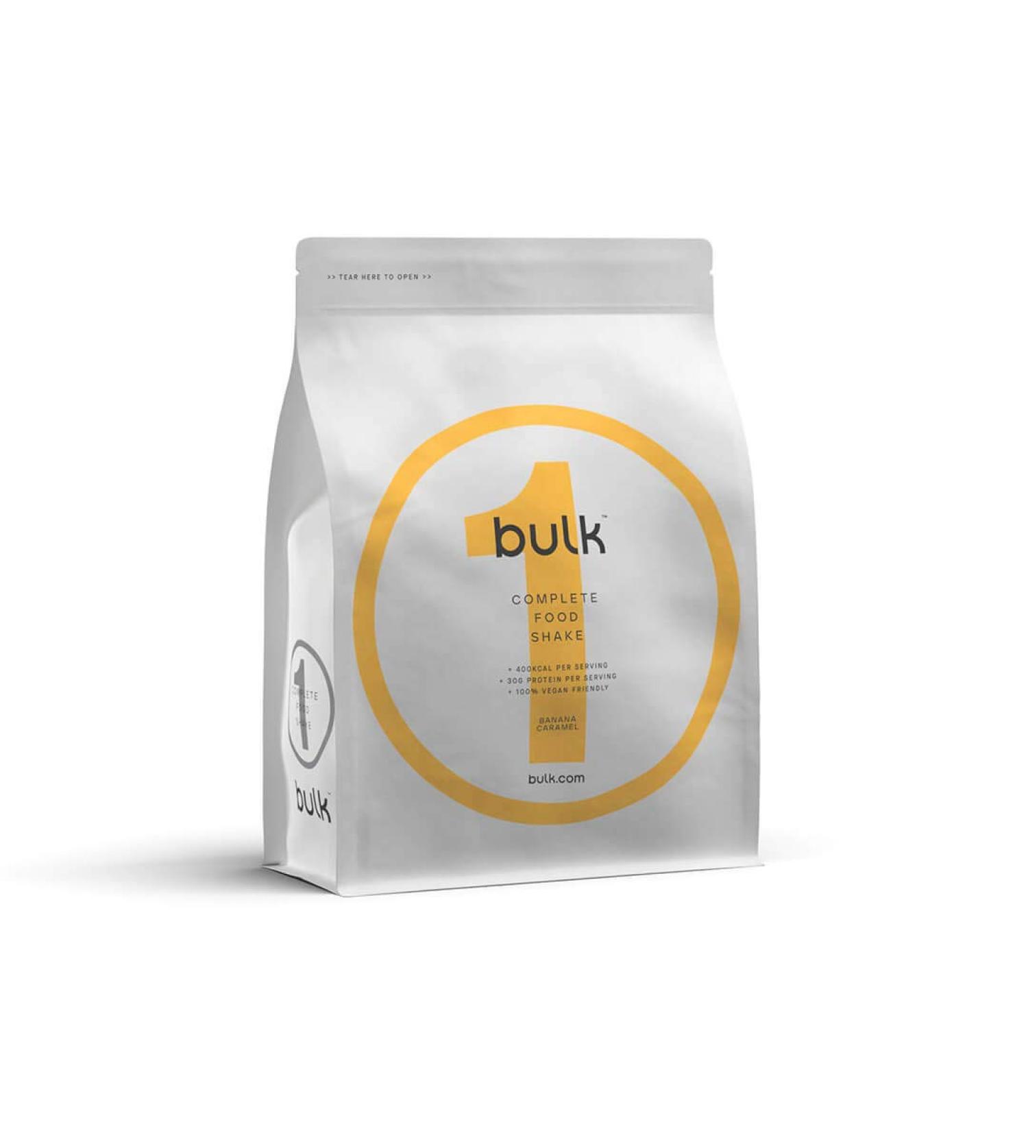 Bulk 1, Complete Food Shake, Banana Caramel, 3 kg