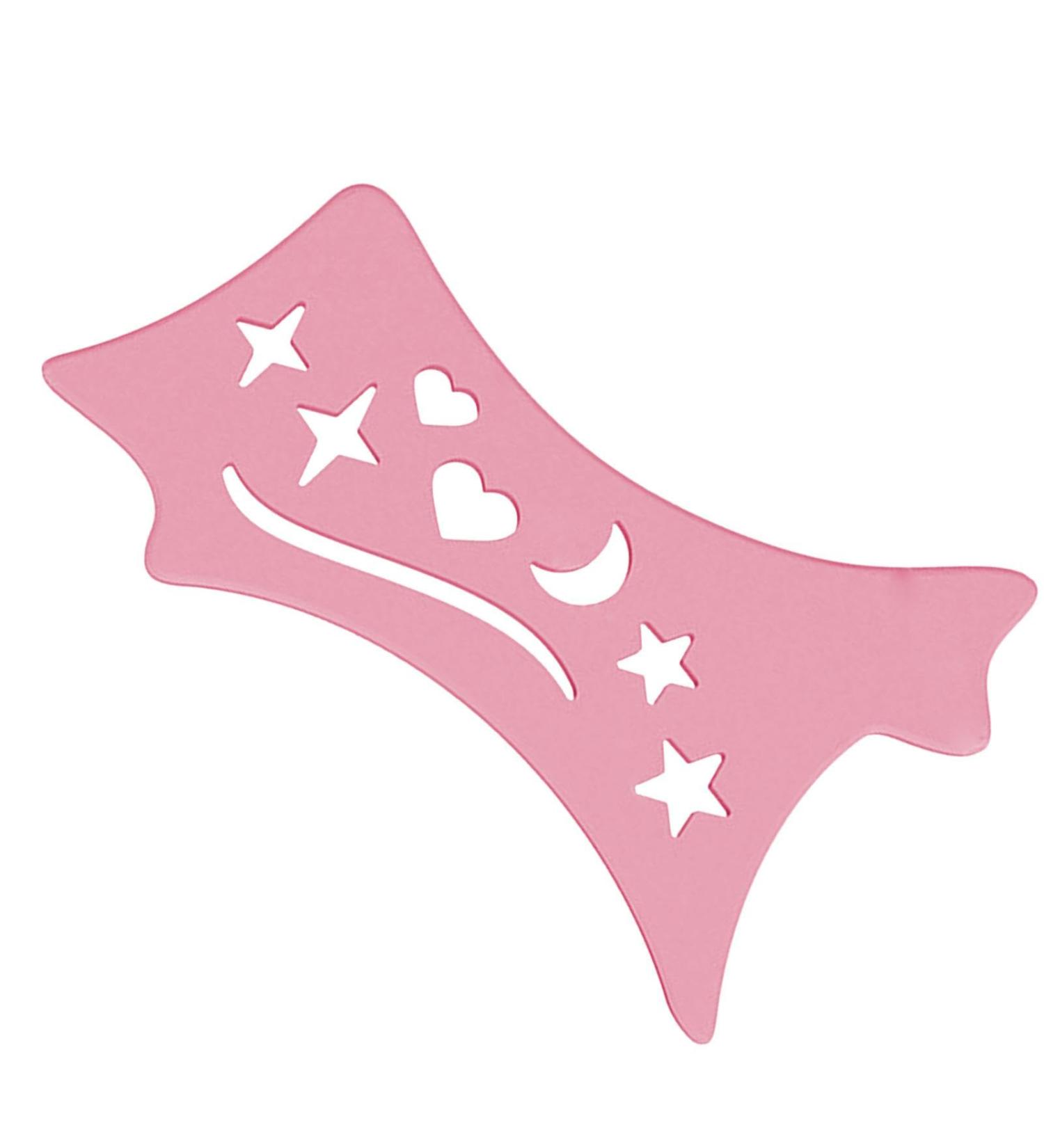 Eyeliners Stencils Wing Tips - Flexible Eyeliners Stencils Reusable Cleaning Cloths Eye Liners Contour for Makeup Beginners & Beauty Lovers Pink - Buy Online on GoSupps.com