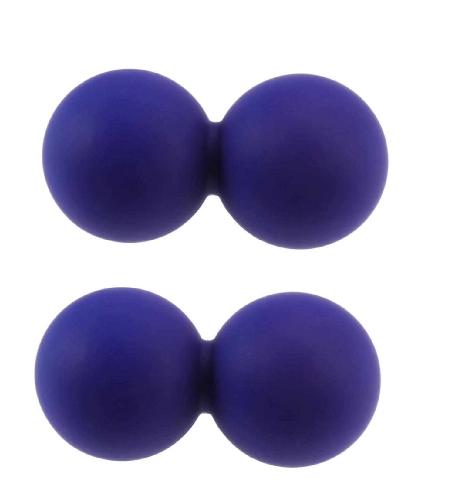 Clispeed 2ST Peanut Ball - Silicone Massage & Yoga Roller for Muscle Relaxation Foot Roll & Fitness | International Shipping - Buy Online on GoSupps.com